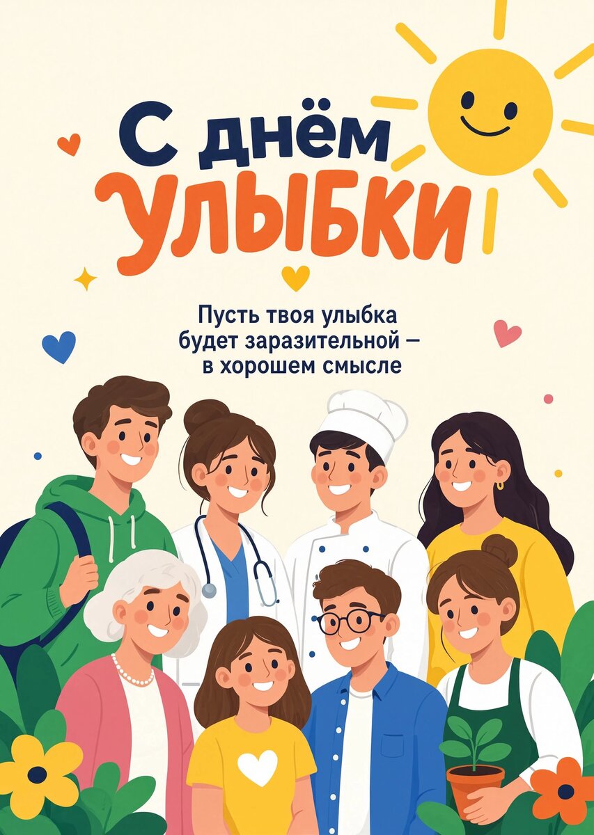 открытки с Днем Улыбки-11