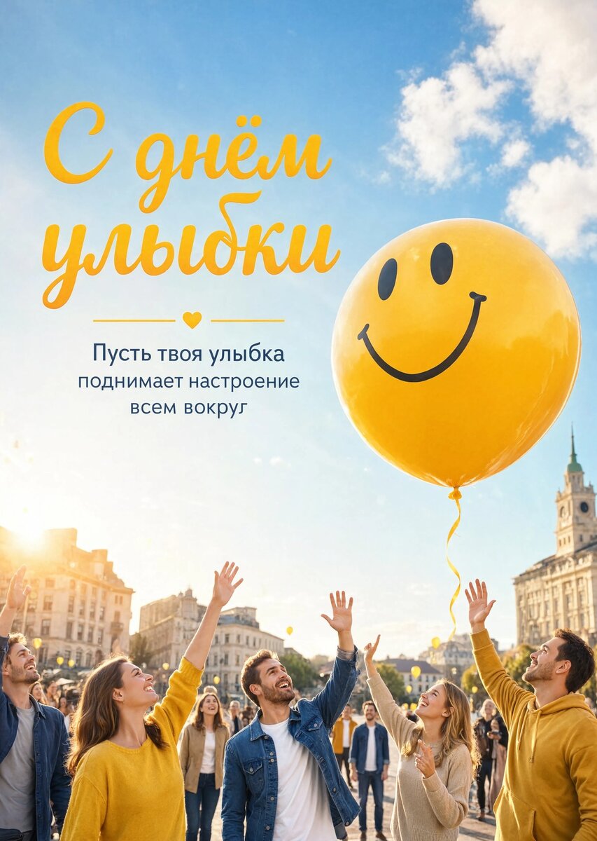 открытки с Днем Улыбки-17