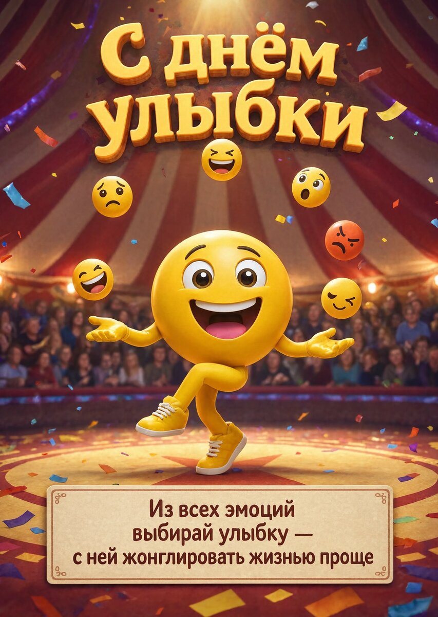 открытки с Днем Улыбки-5