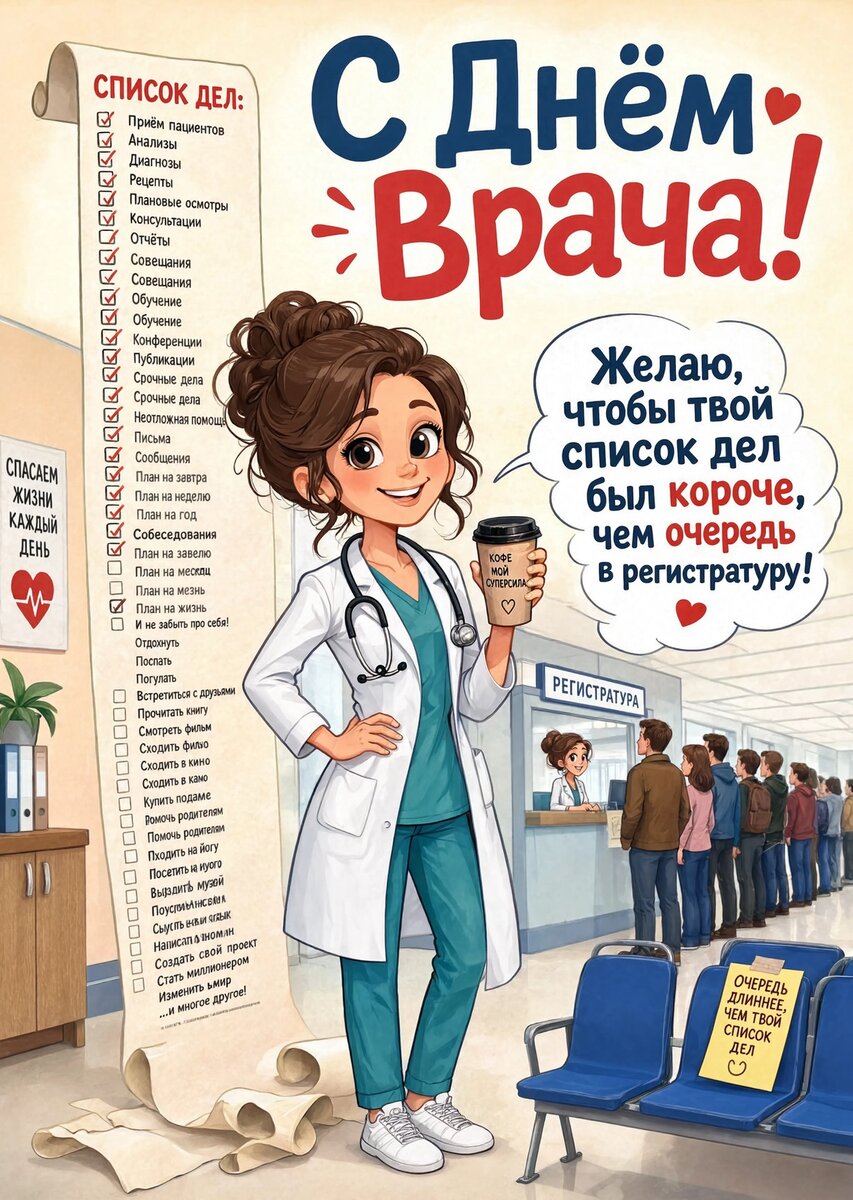 открытки с Днем Врача-13