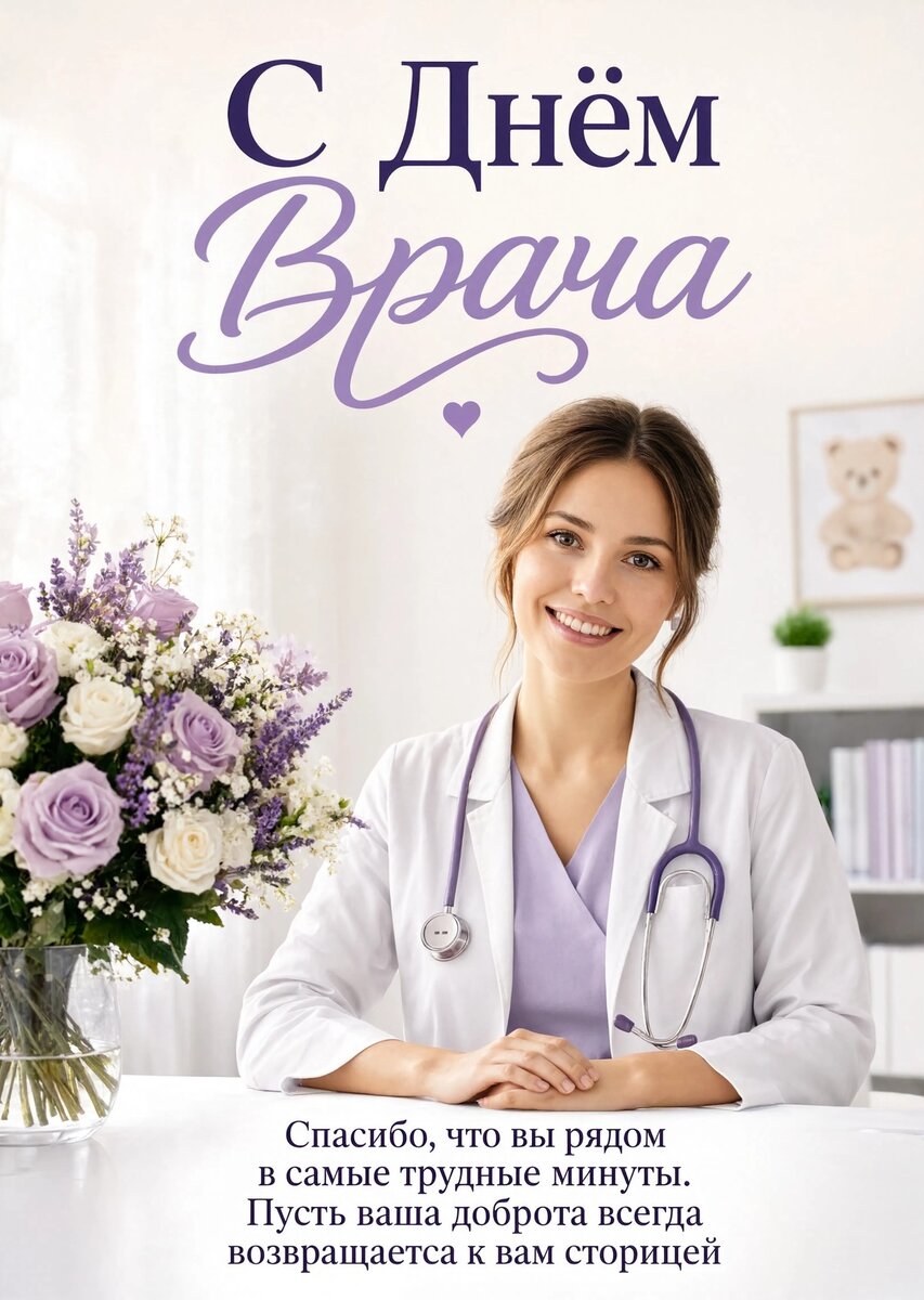 открытки с Днем Врача-20