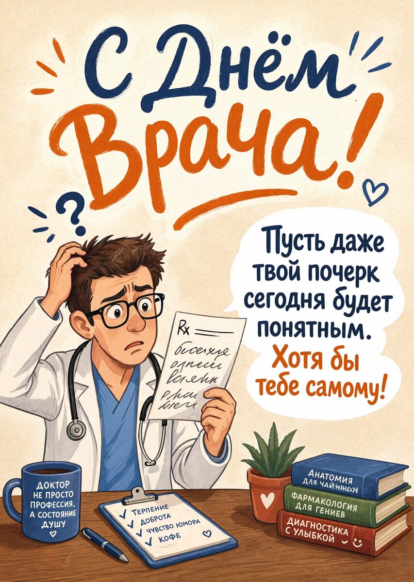 открытки с Днем Врача-28