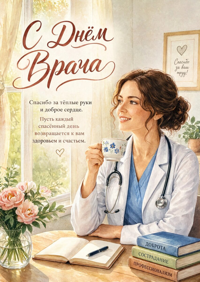 открытки с Днем Врача-33
