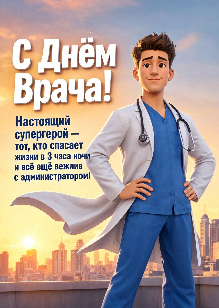 открытки с Днем Врача-6