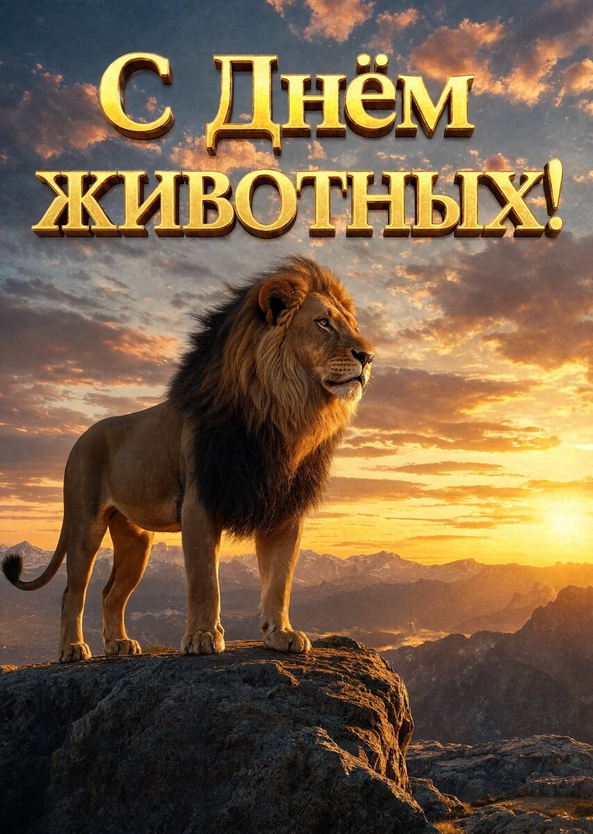 открытки с днем животных-15