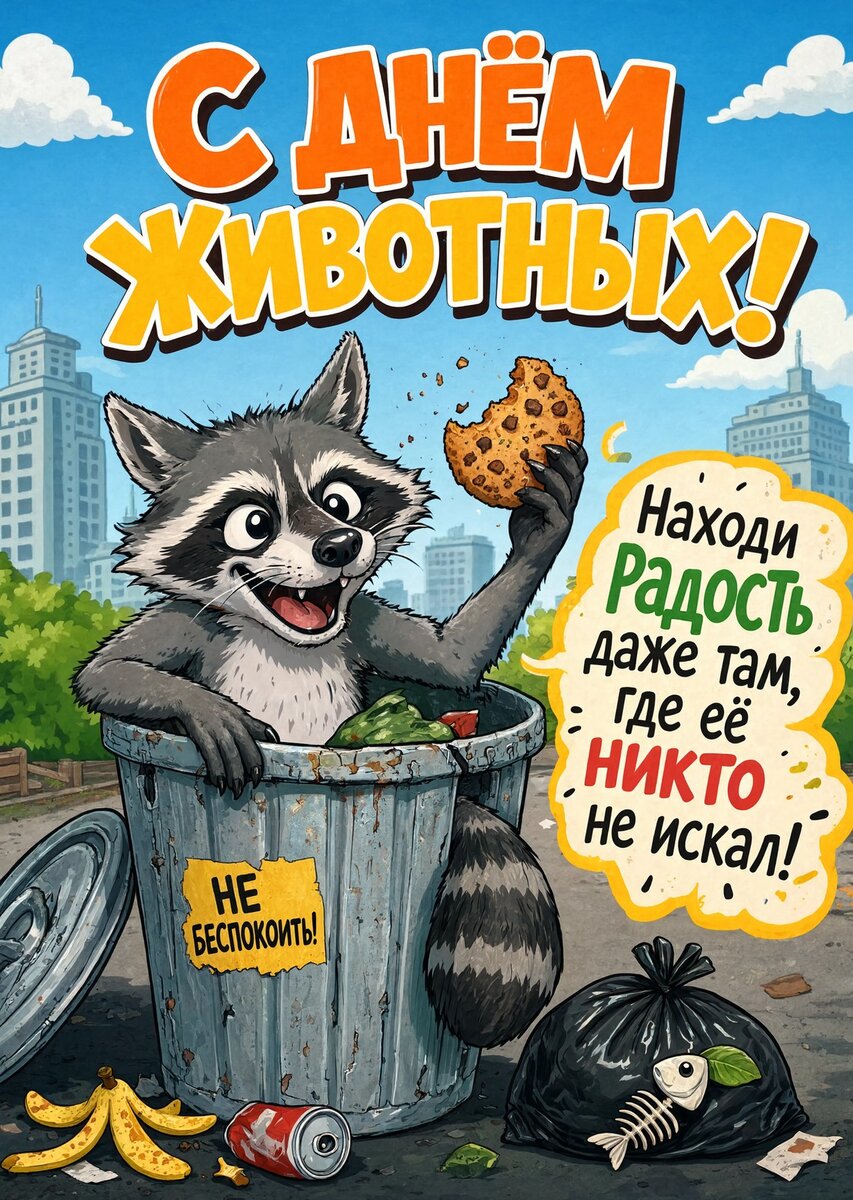 открытки с днем животных-16
