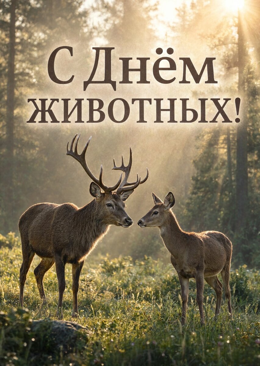 открытки с днем животных-26