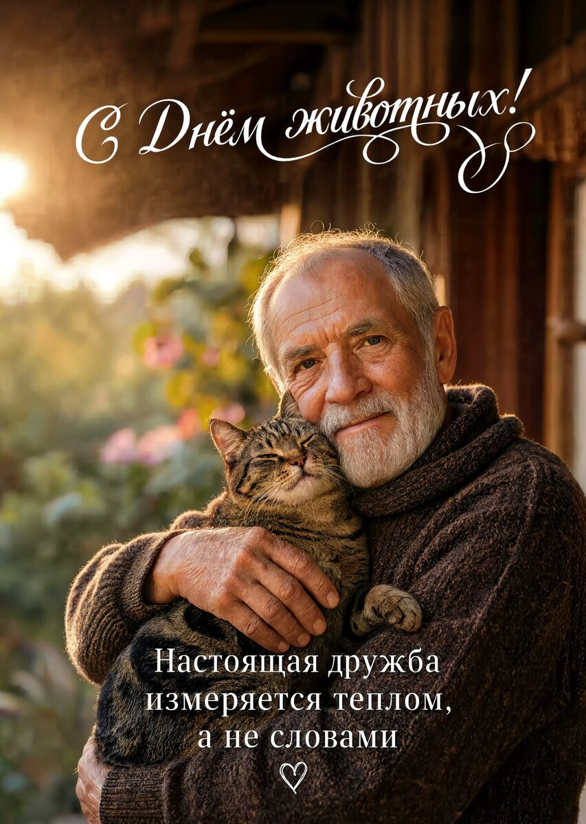 открытки с днем животных-30