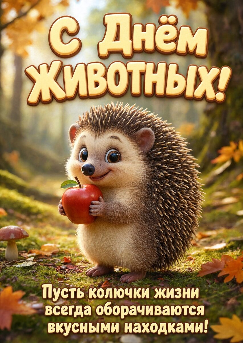 открытки с днем животных-9