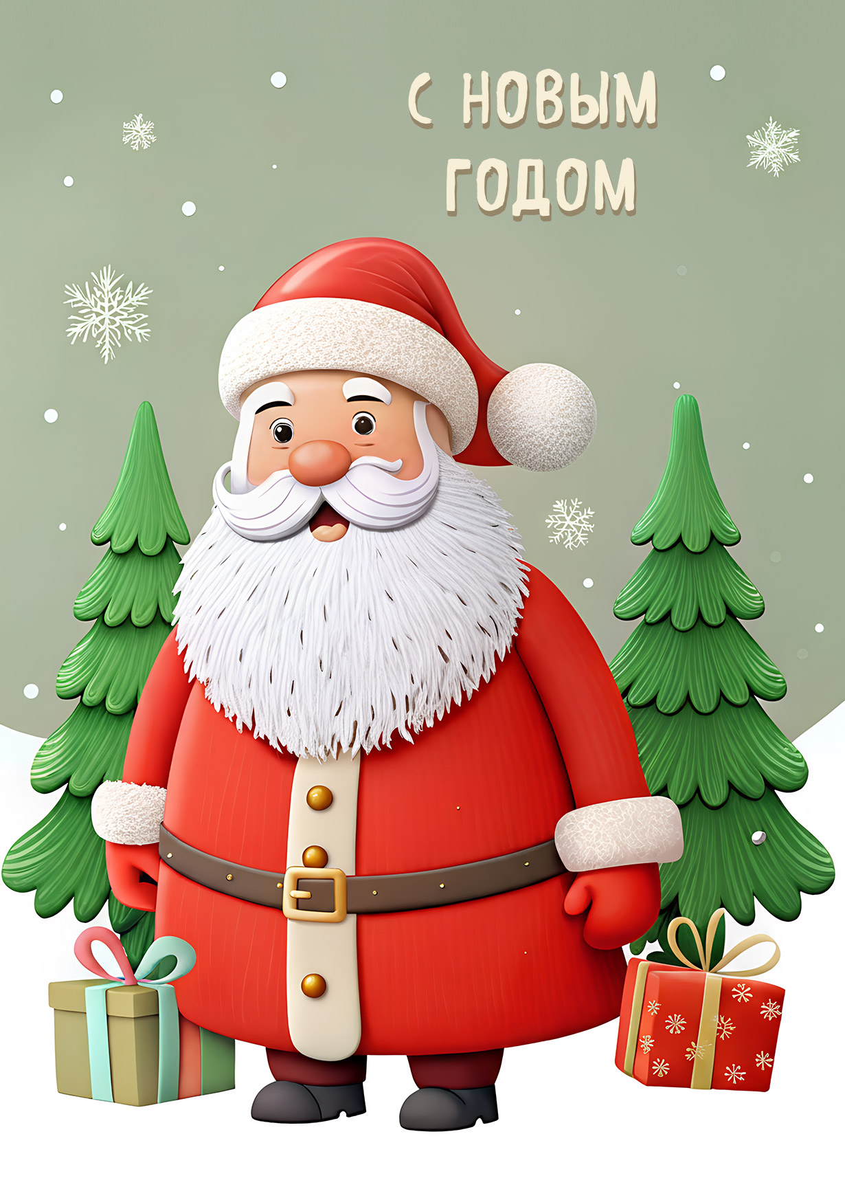 Открытка "С Новым годом #25"