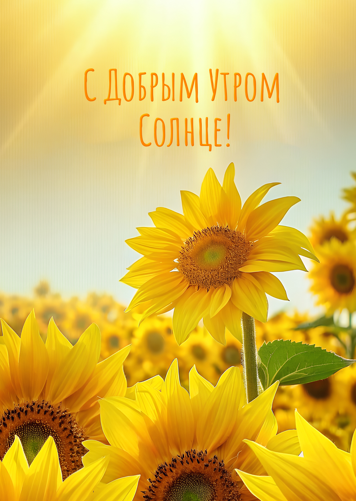 Открытка "С добрым утром #12"