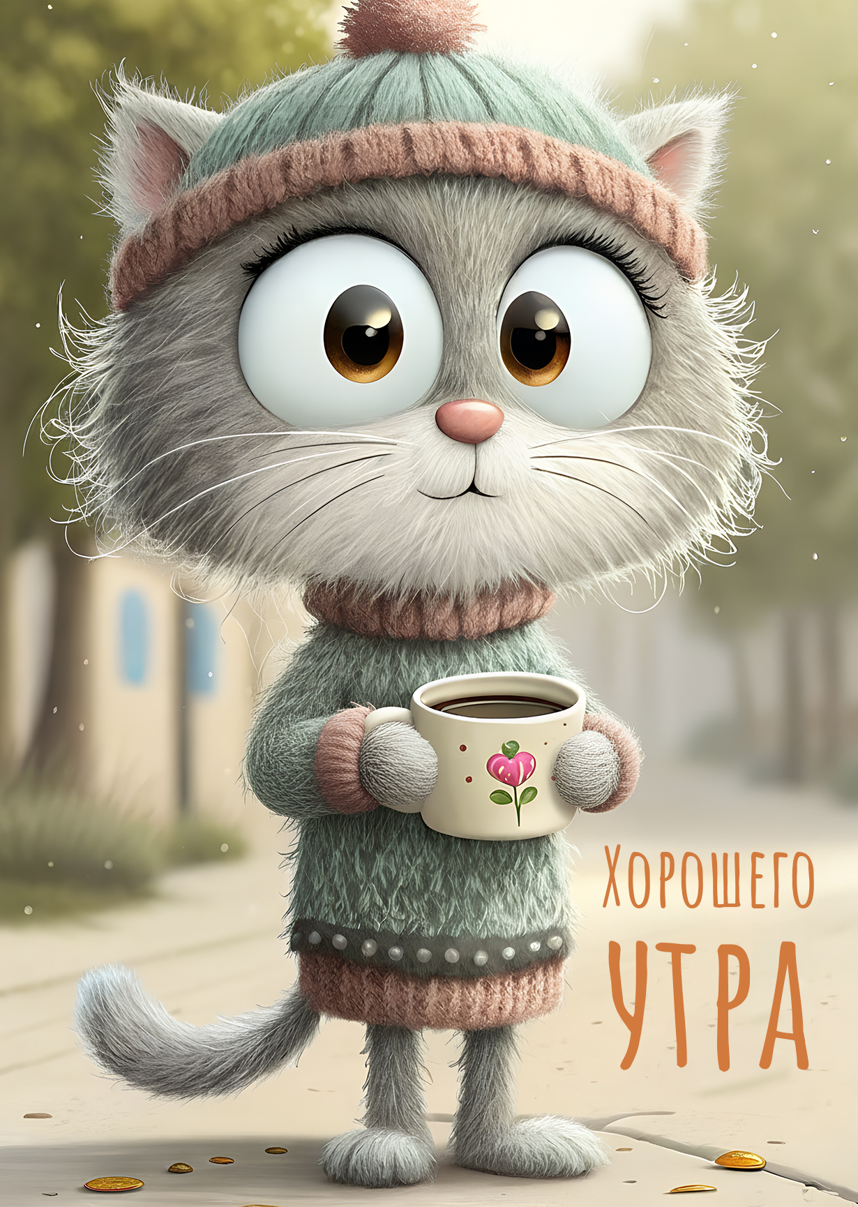 Открытка "С добрым утром #18"