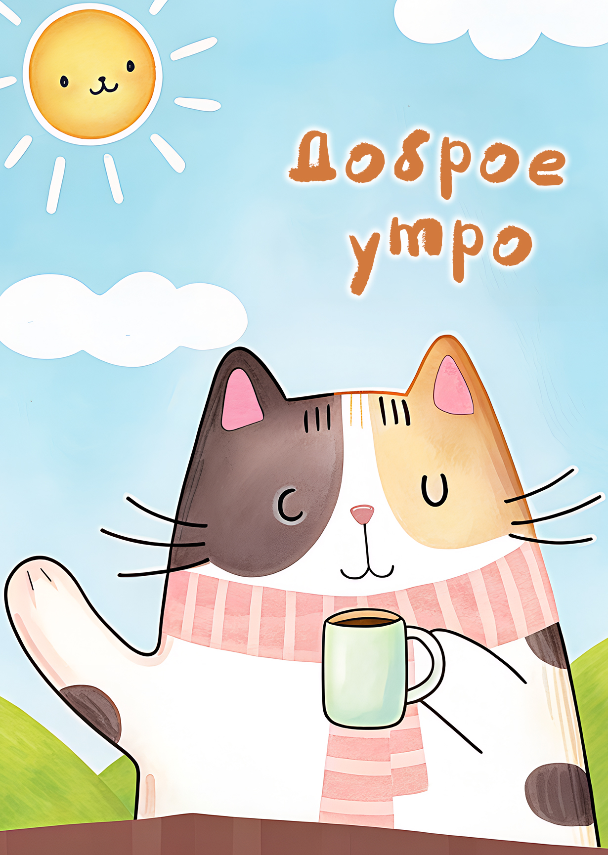 Открытка "С добрым утром #17"