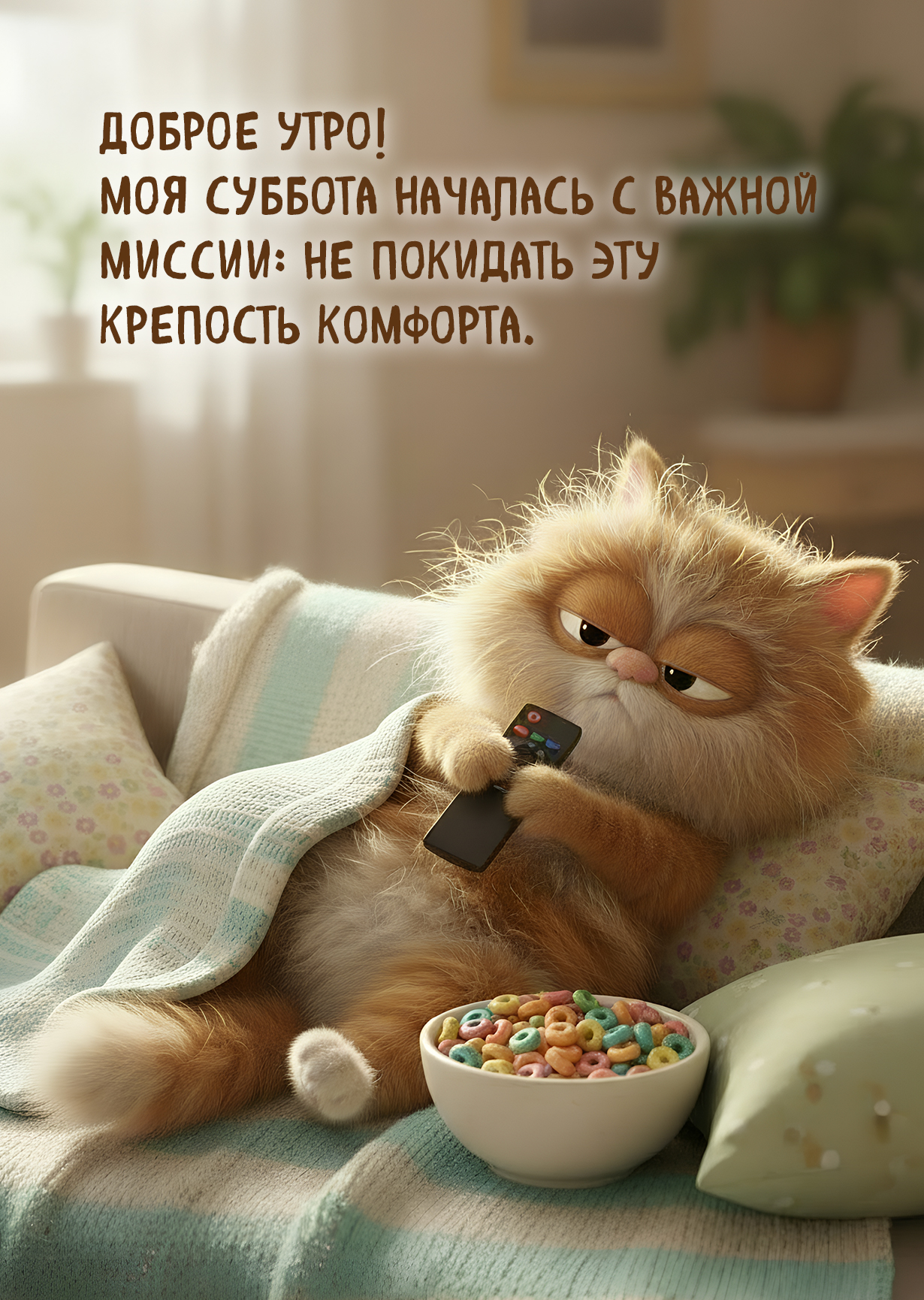 Открытка "С добрым утром #23"