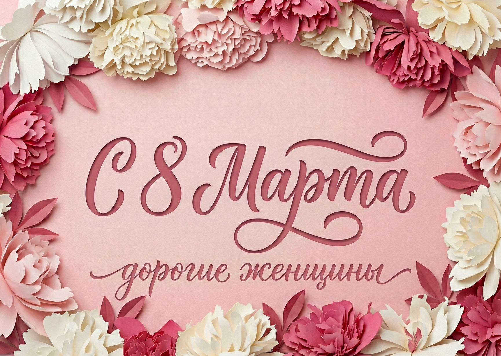 Открытка "С 8 марта #18"