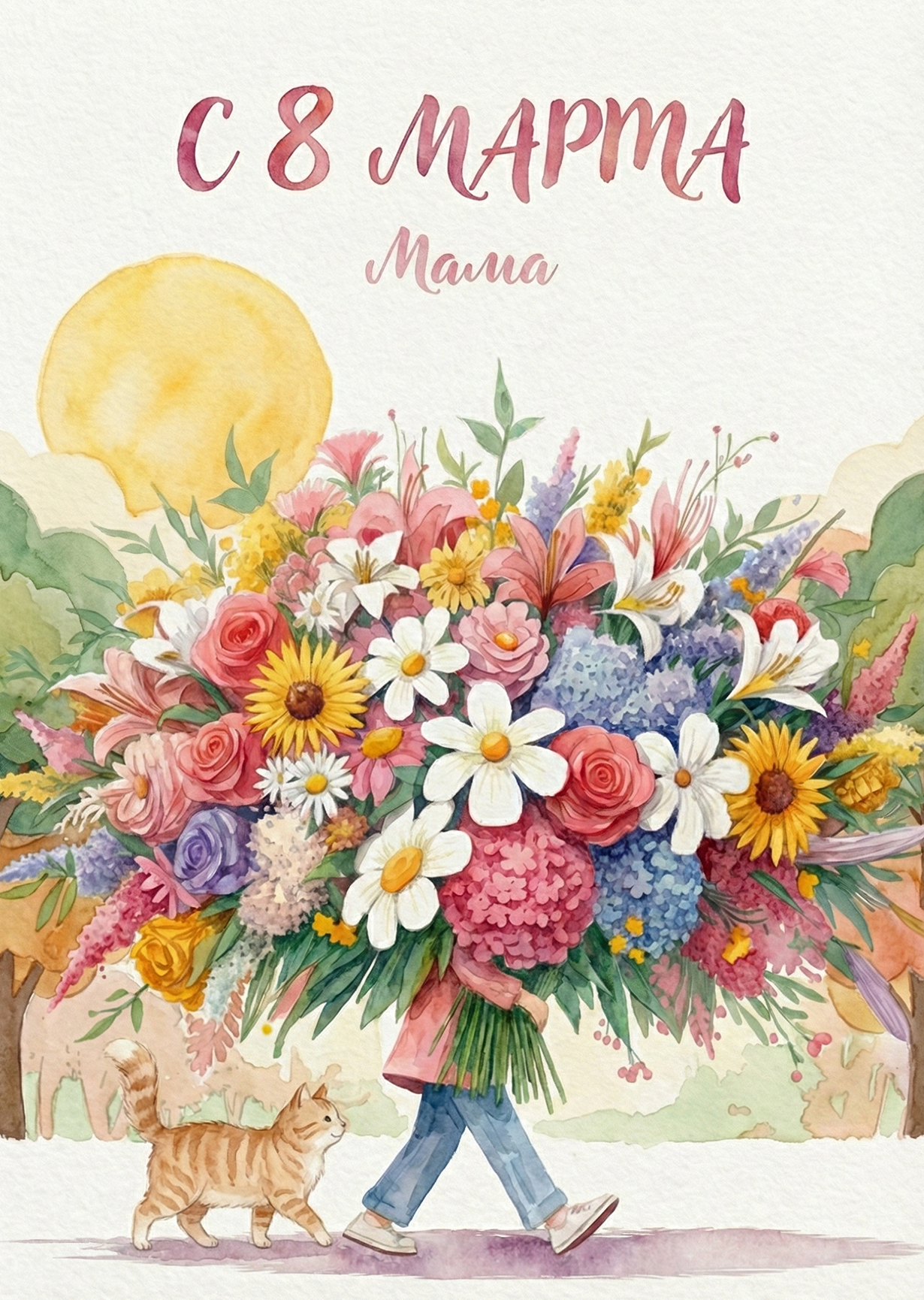 Открытка "С 8 марта #50"