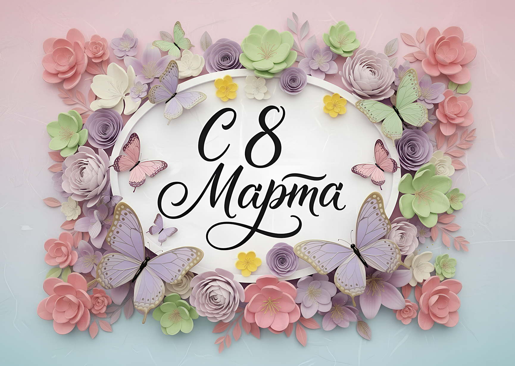 Открытка "С 8 марта #26"