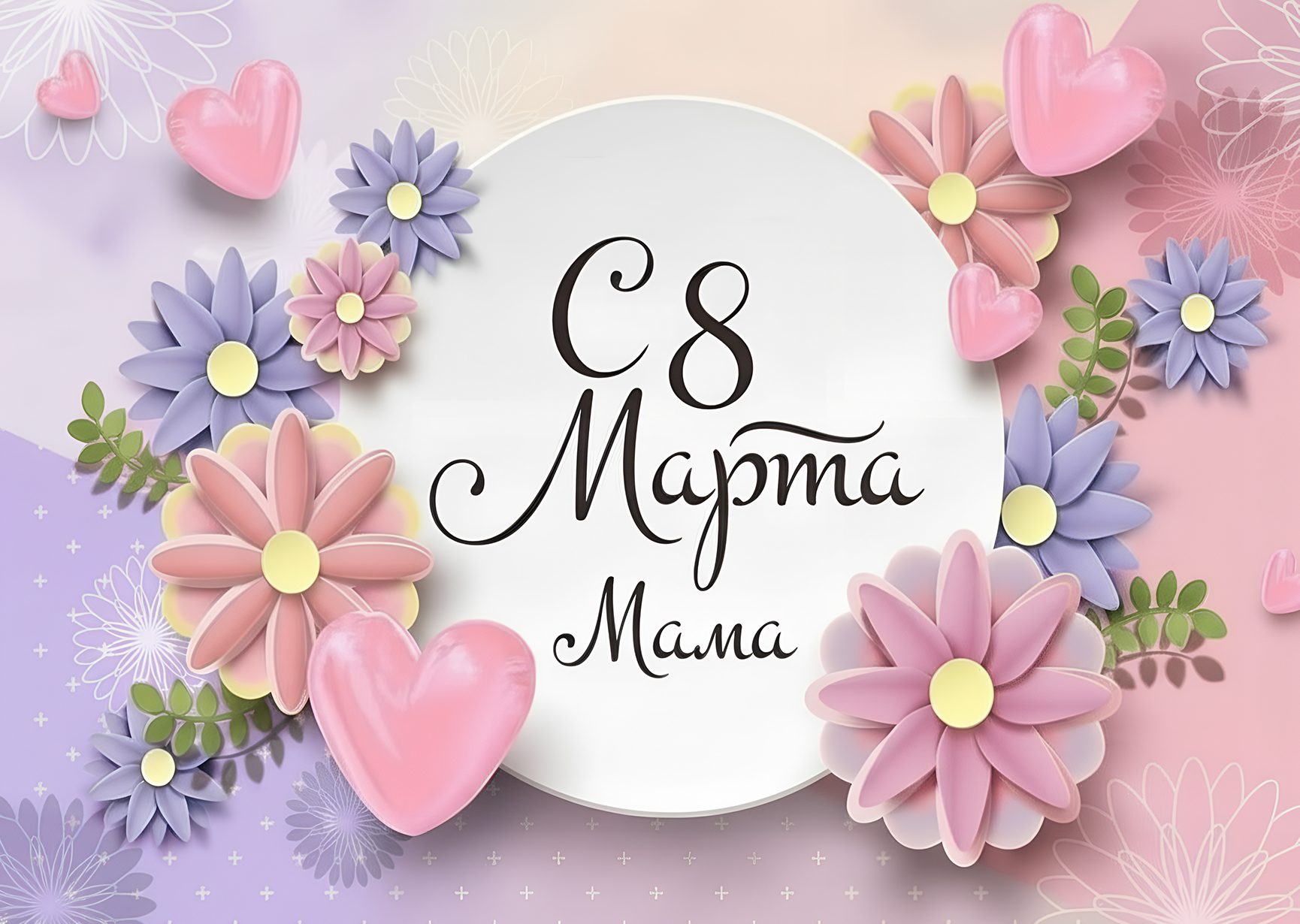 Открытка "С 8 марта #28"