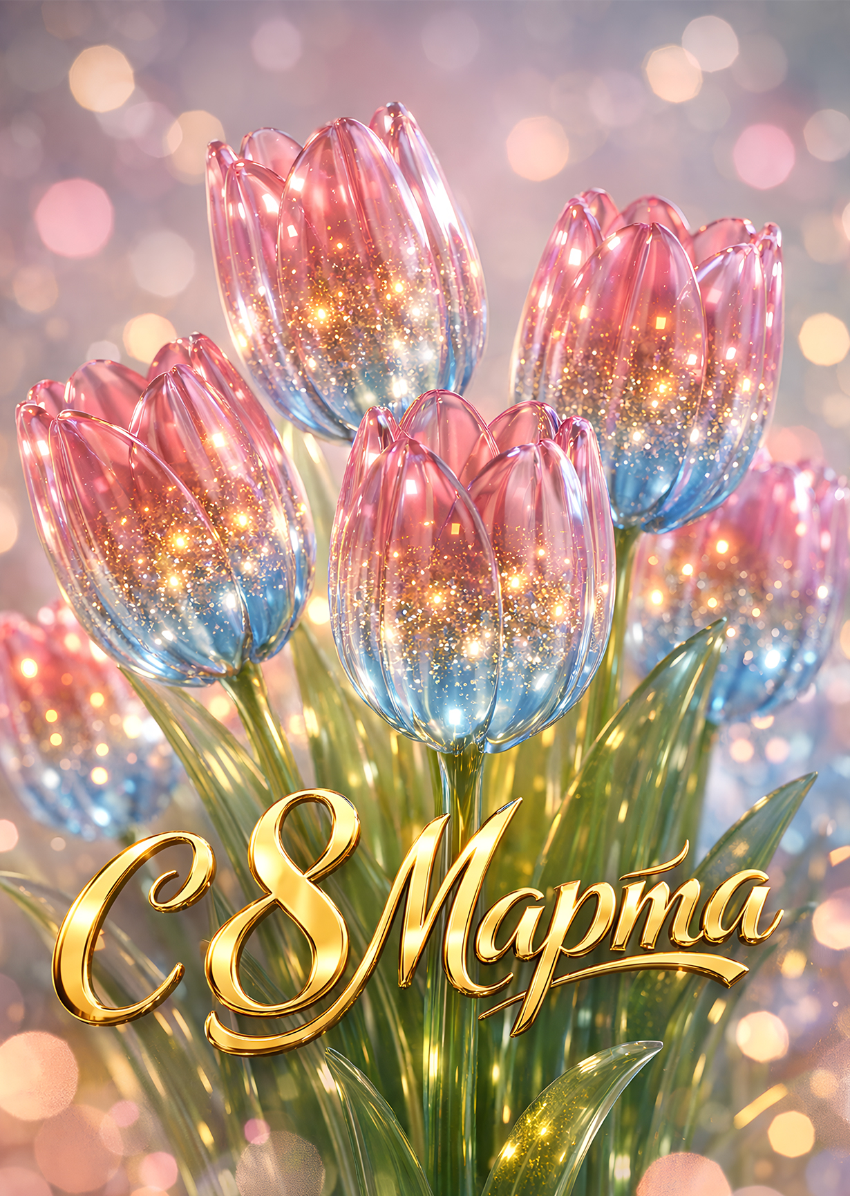 Открытка "С 8 марта #22"