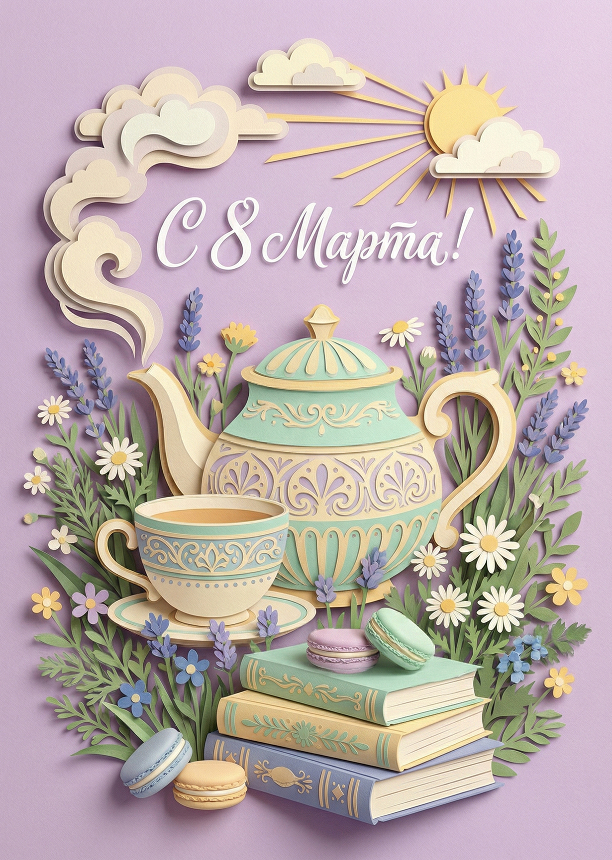 Открытка "С 8 марта #32"