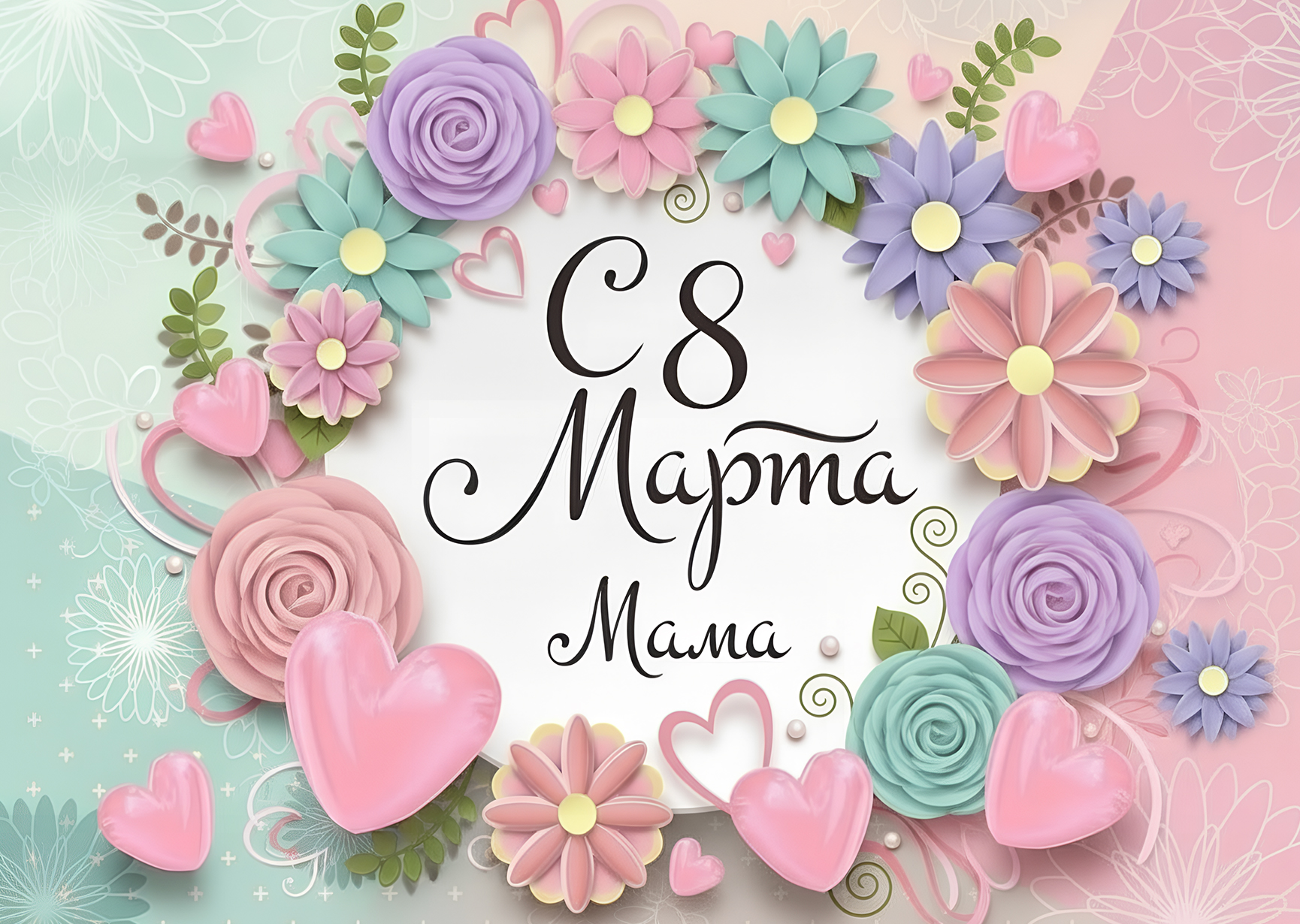 Открытка "С 8 марта #29"