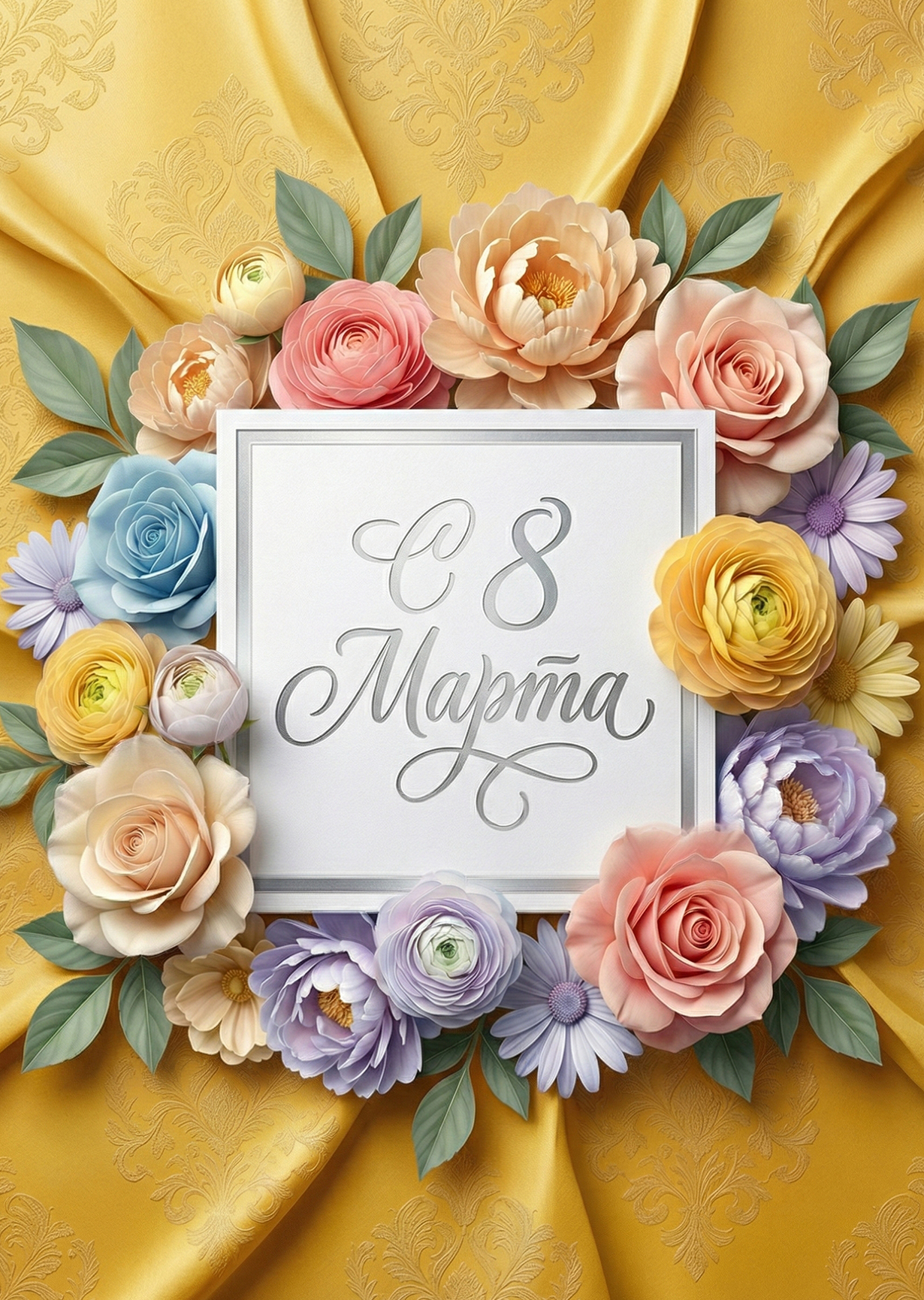 Открытка "С 8 марта #51"