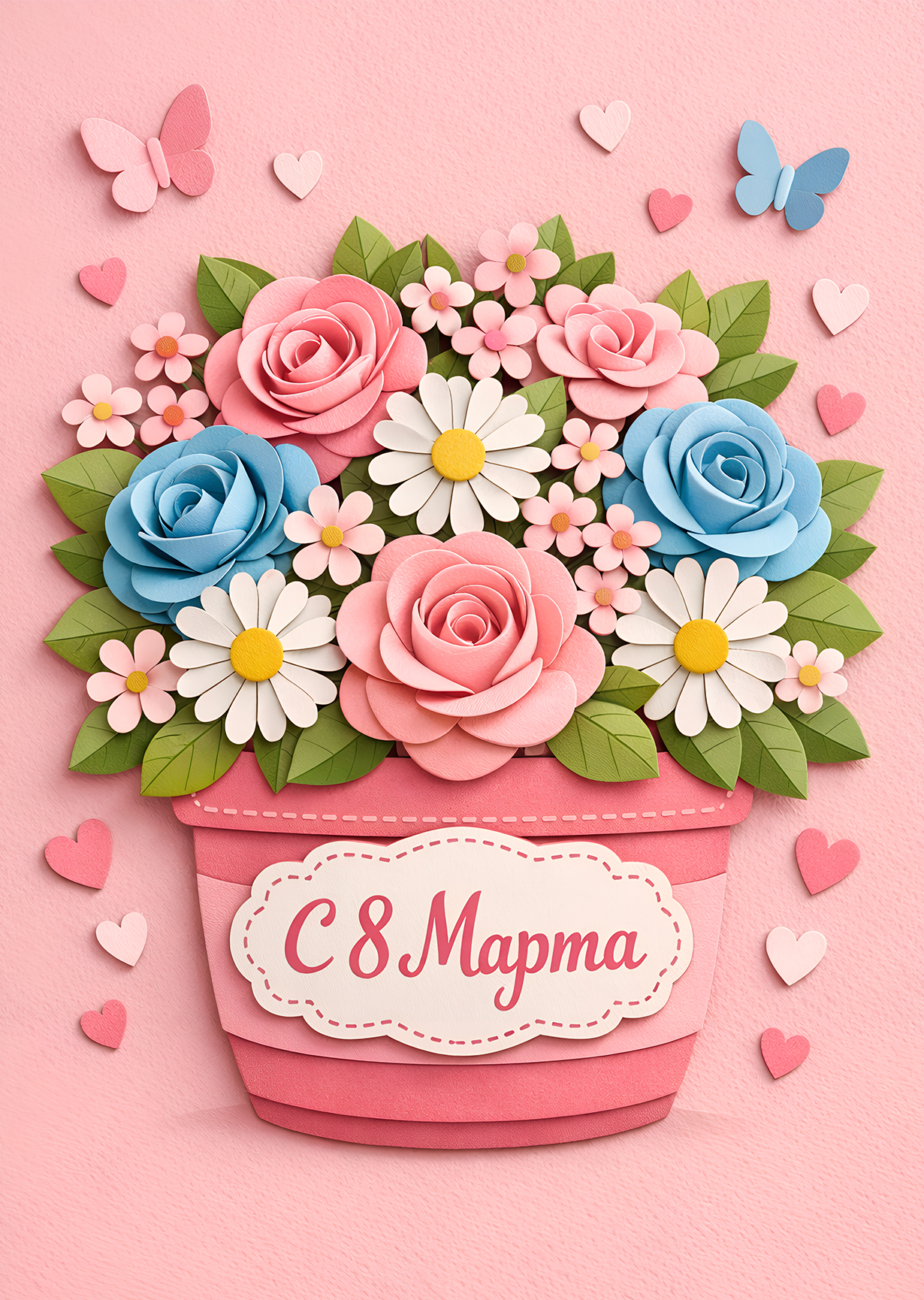 Открытка "С 8 марта #31"