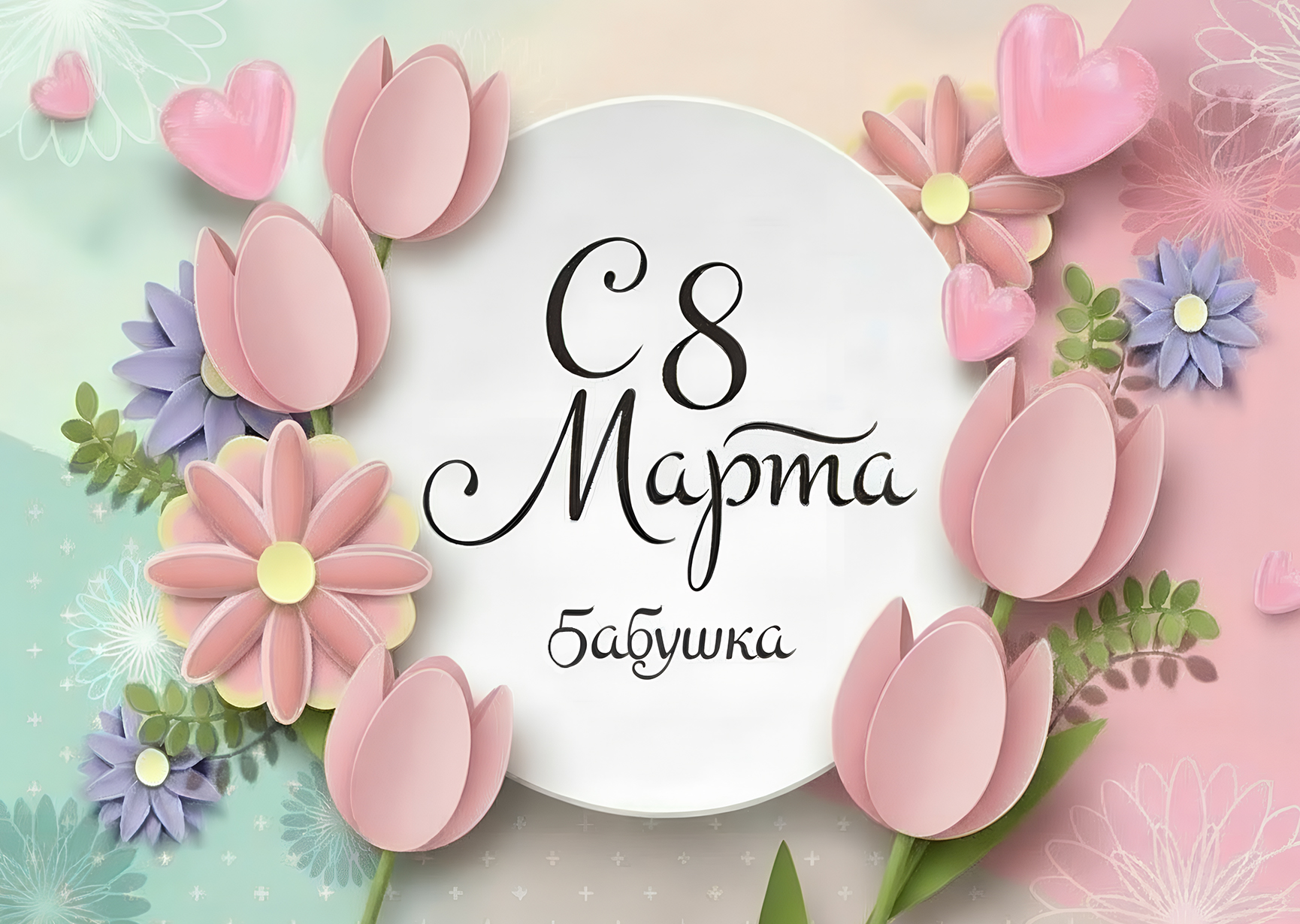 Открытка "С 8 марта #27"