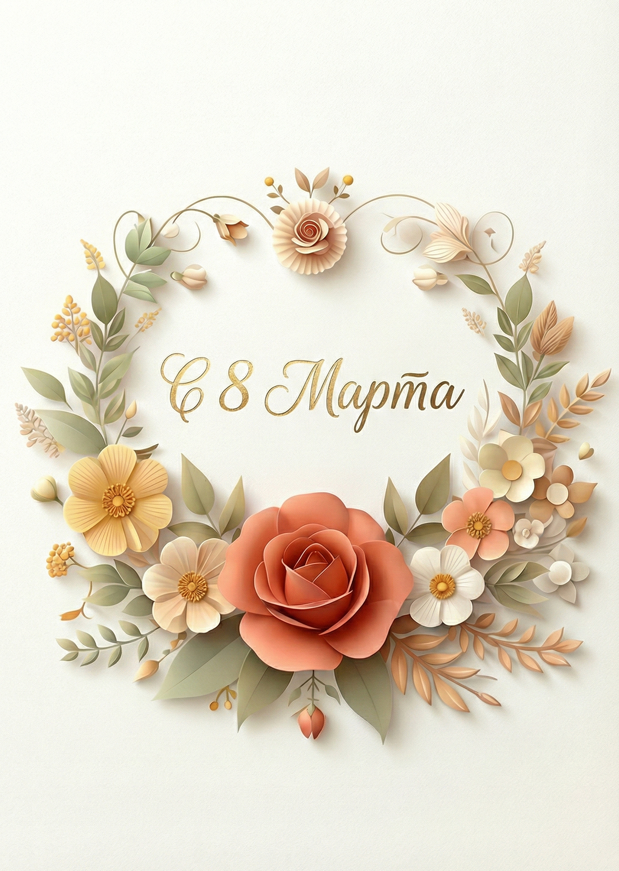 Открытка "С 8 марта #54"