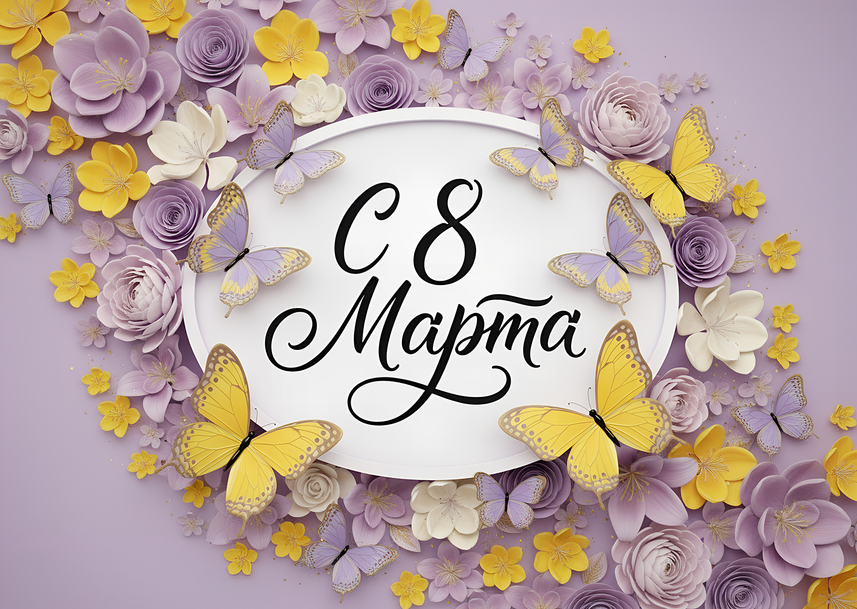 Открытка "С 8 марта #24"