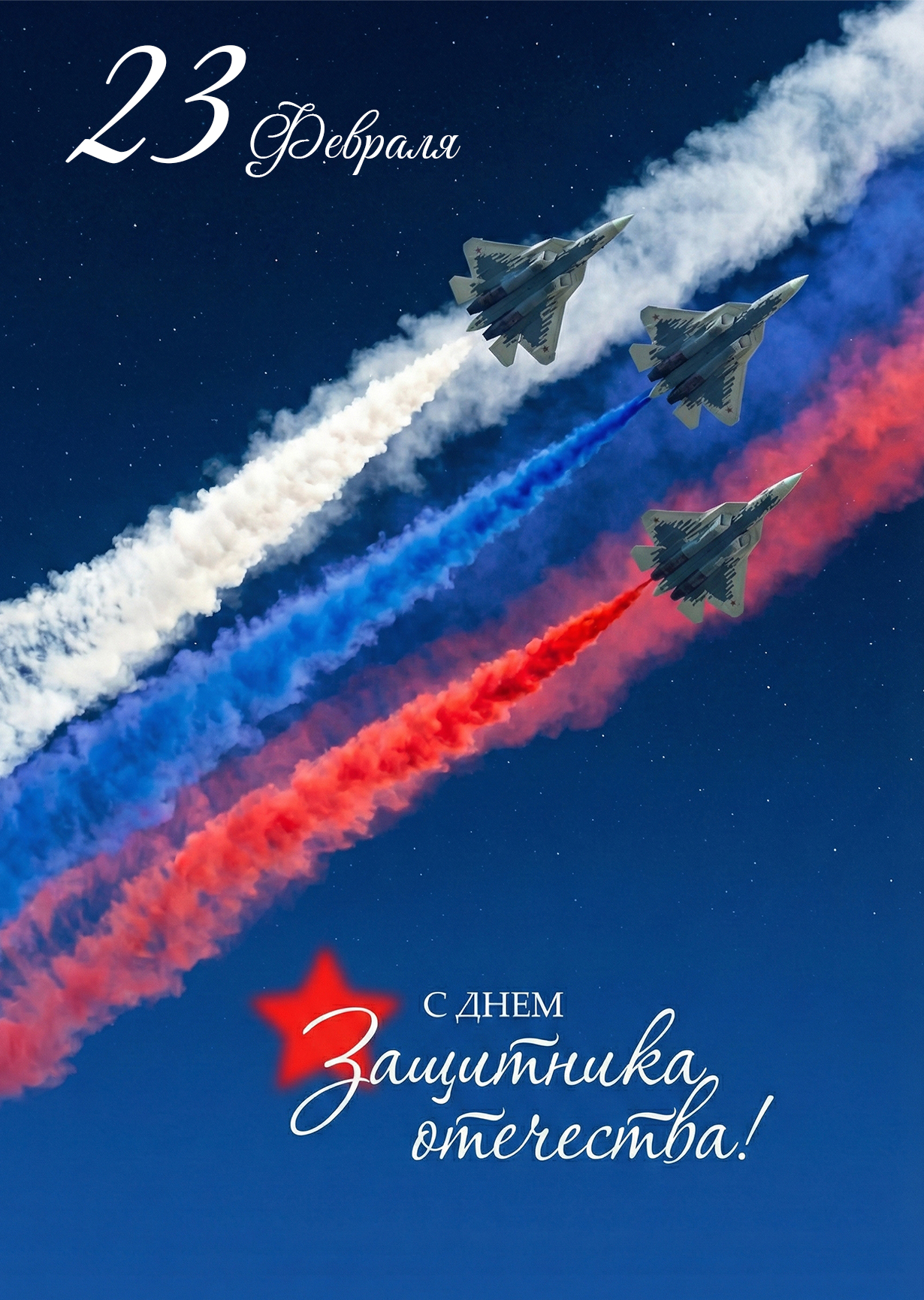 Открытка с 23 Февраля #6