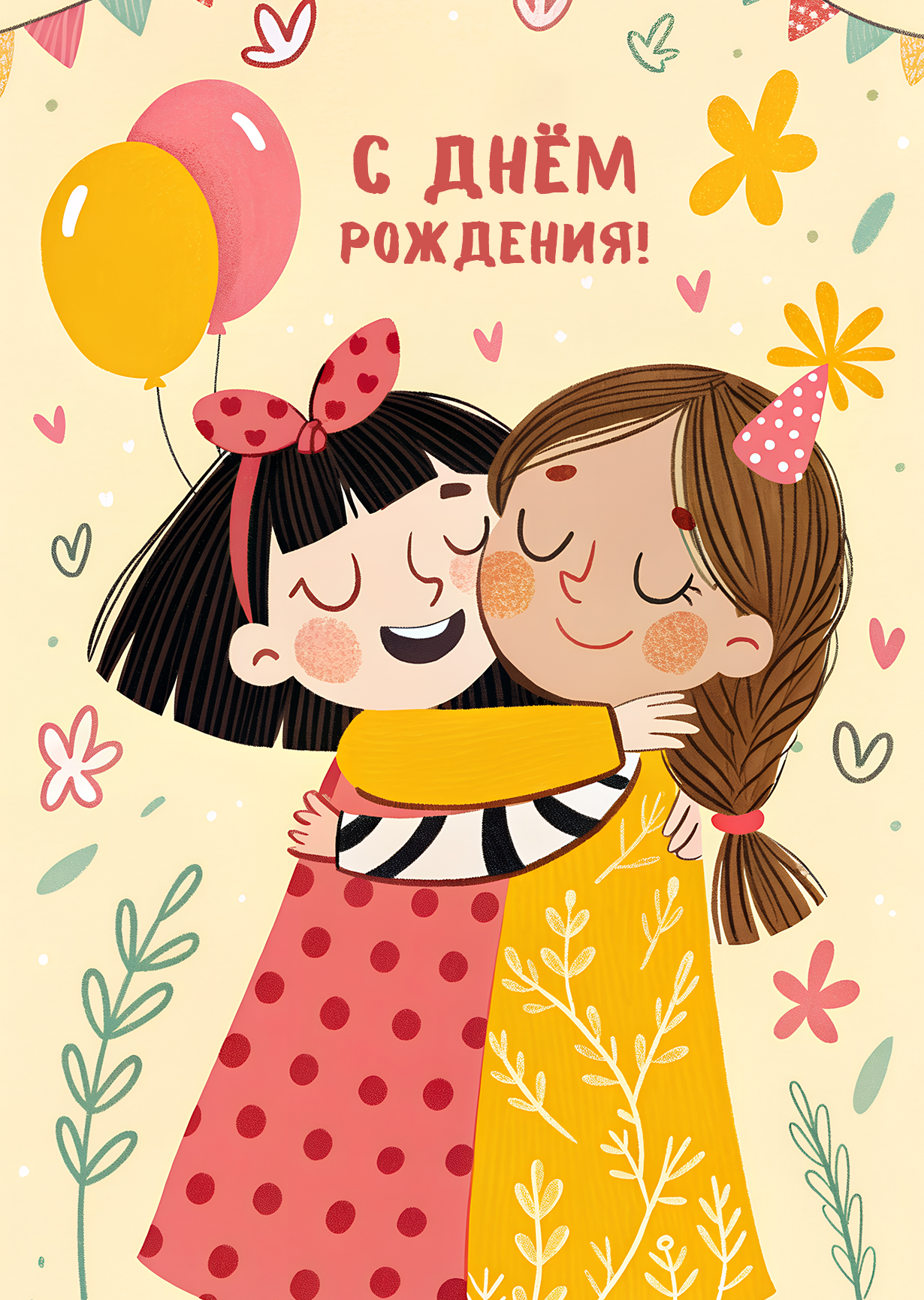 Открытка "С днем рождения #37"