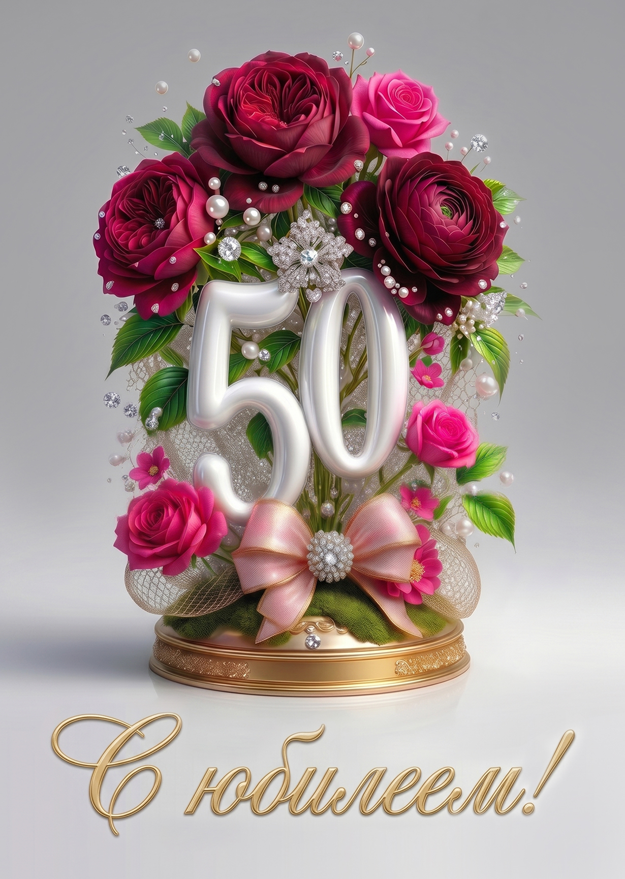 Открытка "С юбилеем 50" #4