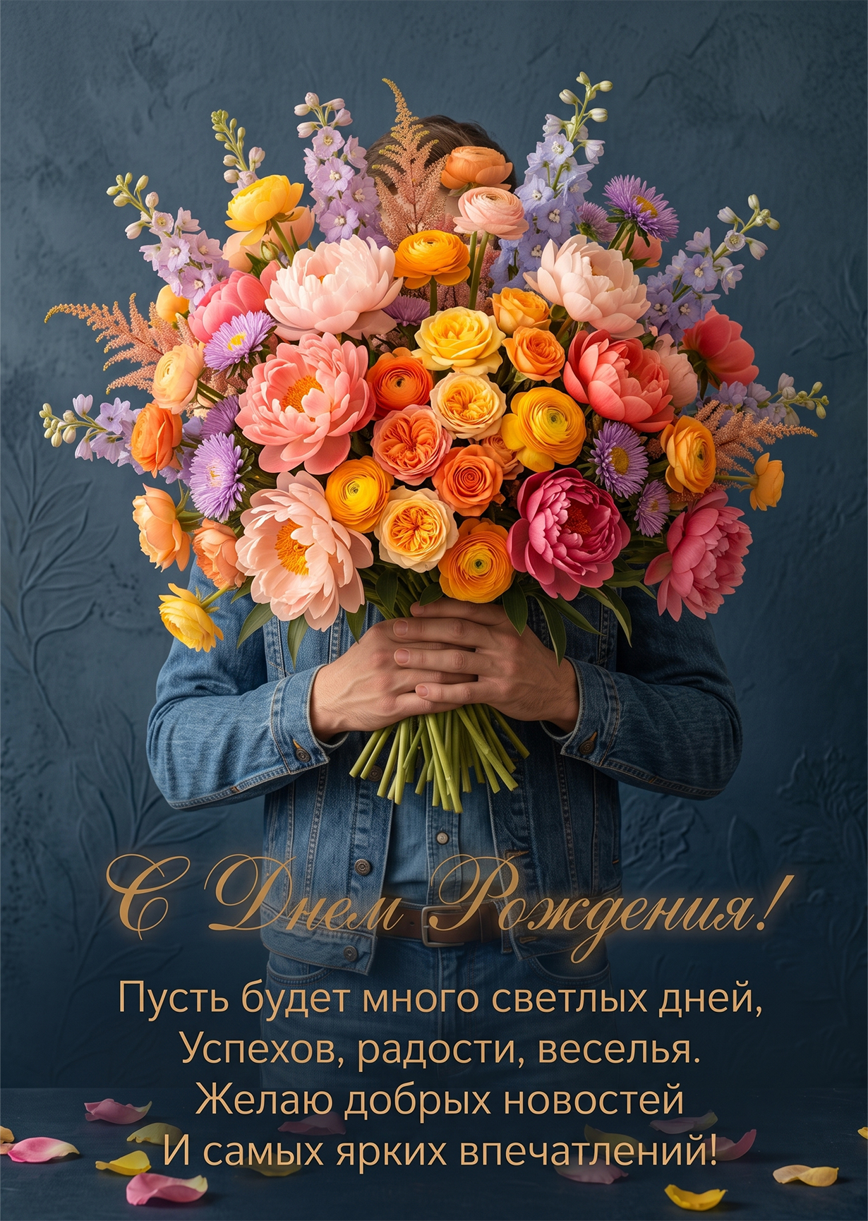 Открытка "С днем рождения #62"