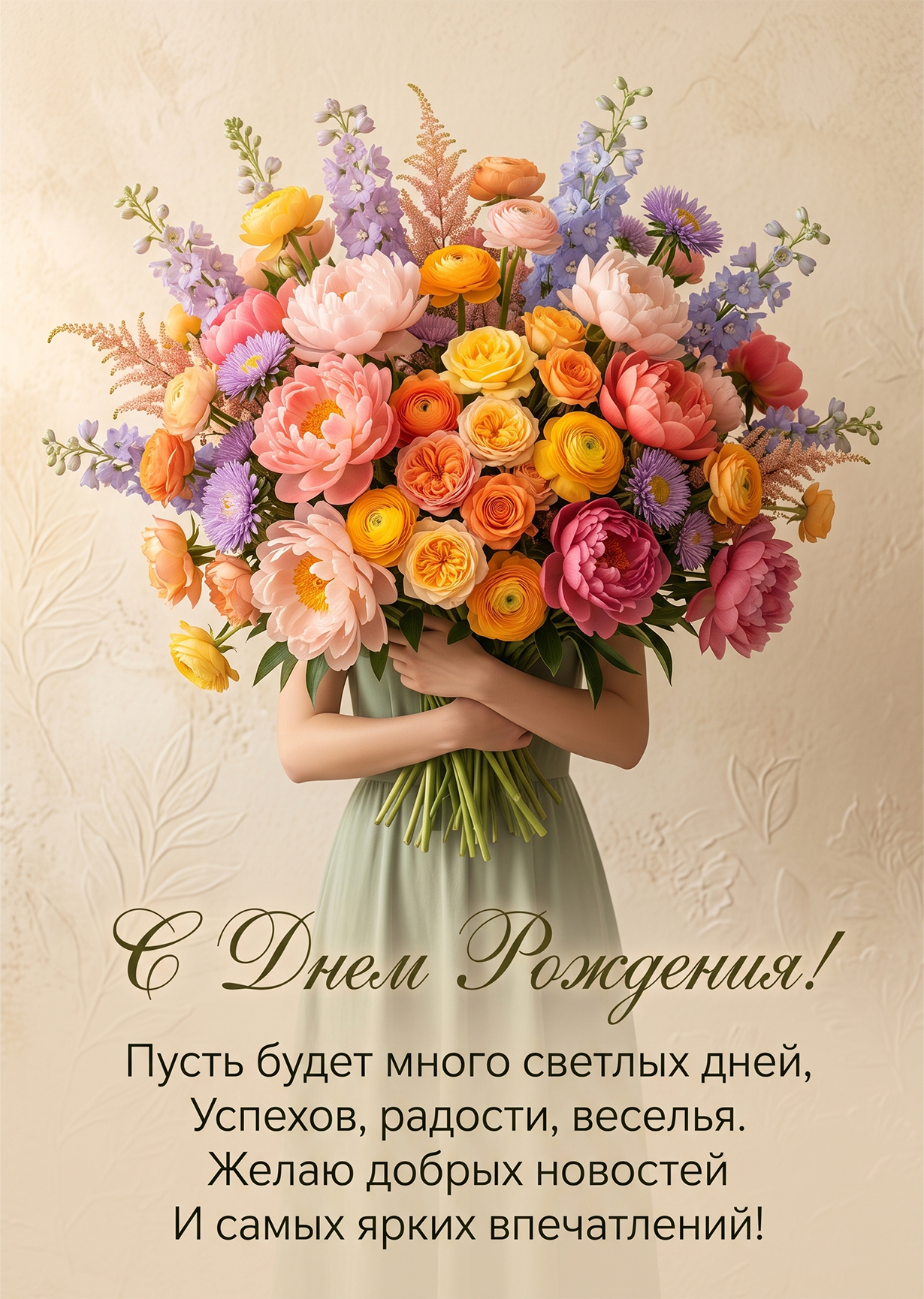Открытка "С днем рождения дорогая #67"