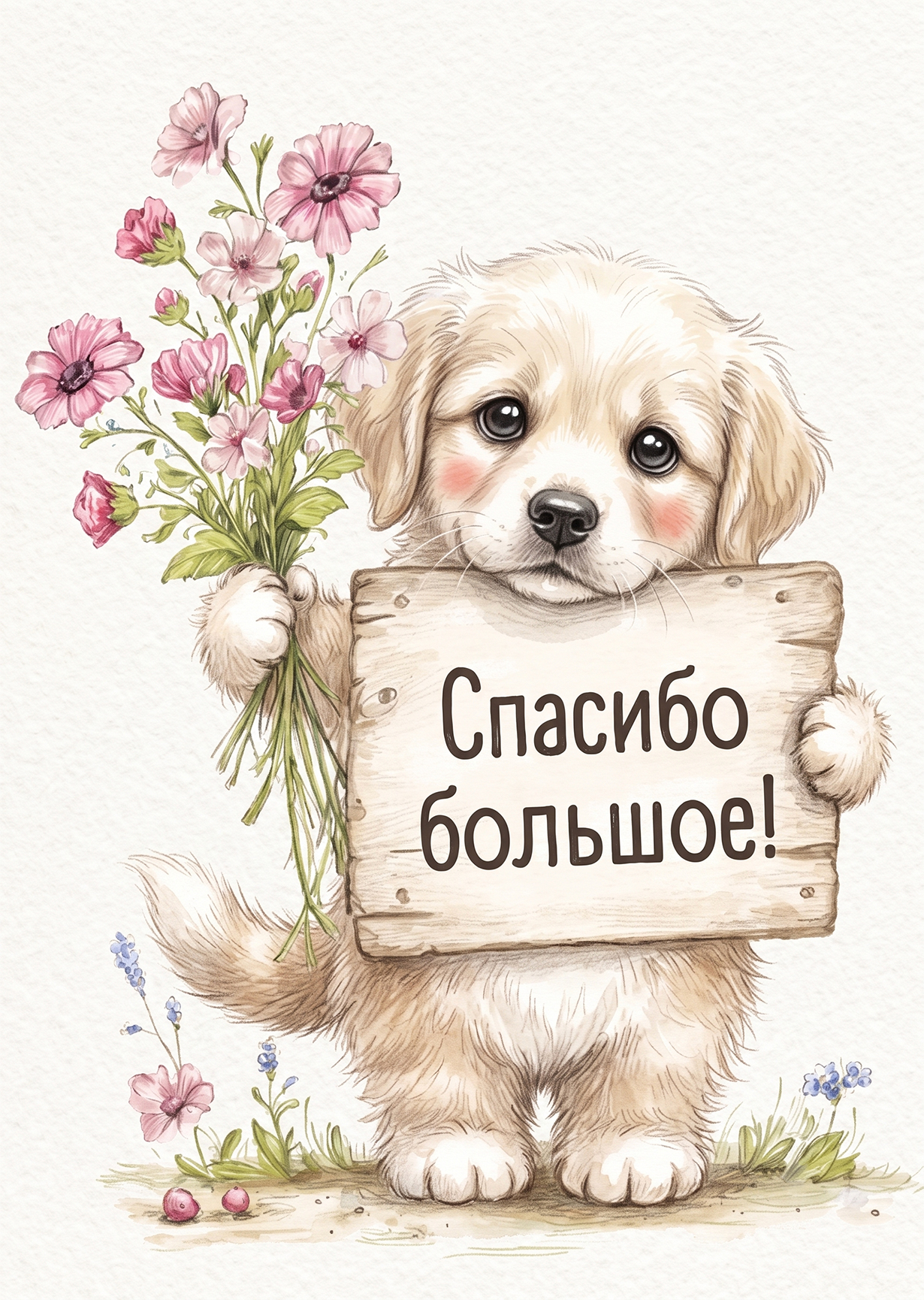 Открытка спасибо #11