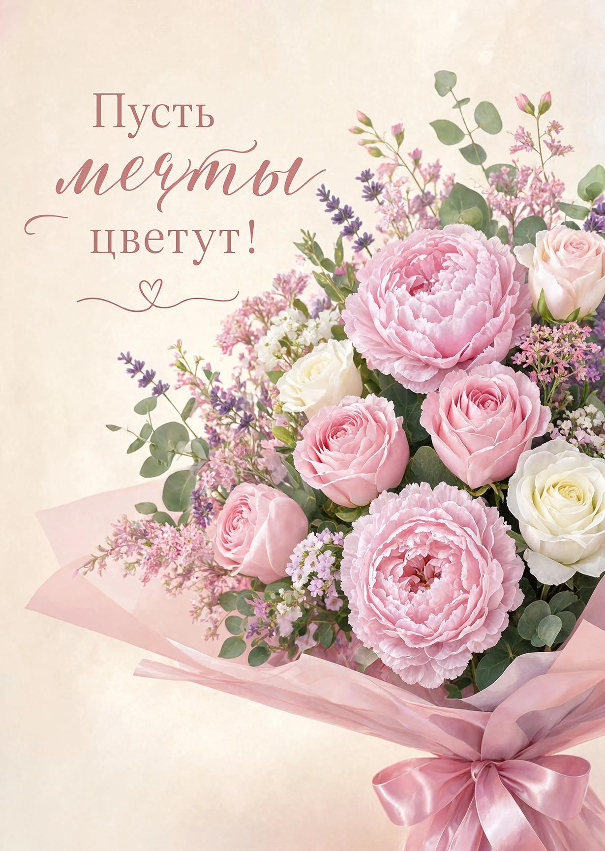 Открытка с Букетом #7