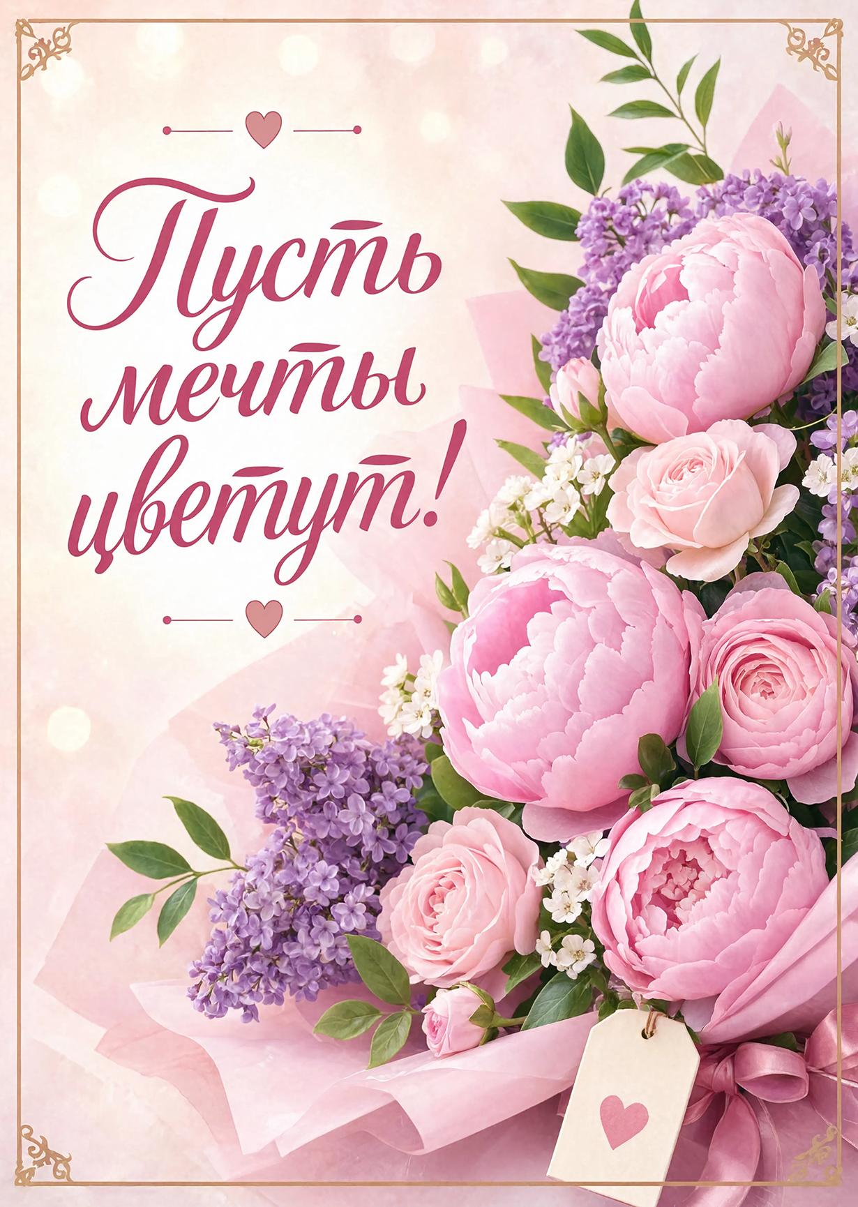 Открытка с Букетом #6