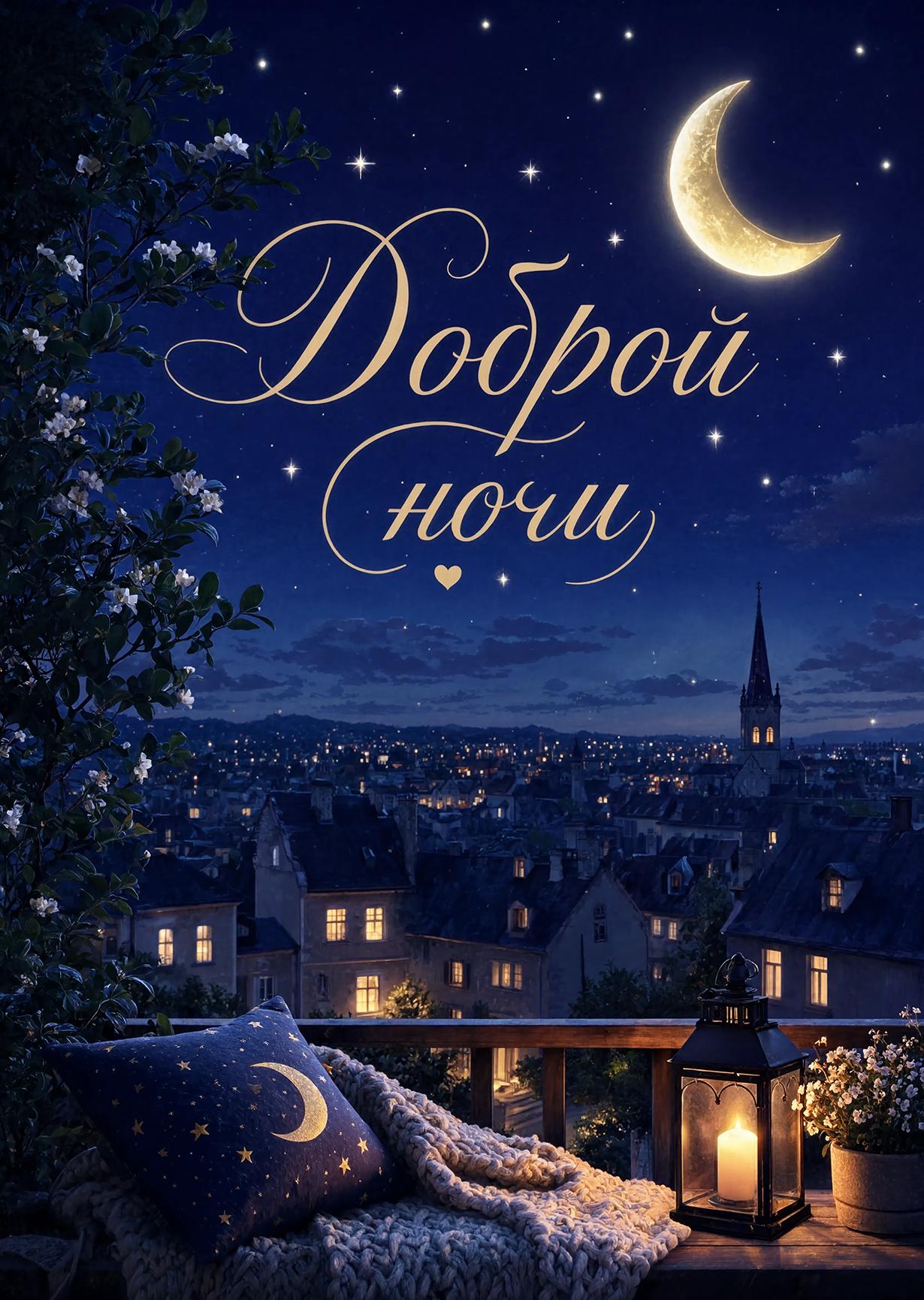 Открытка спокойной ночи #2