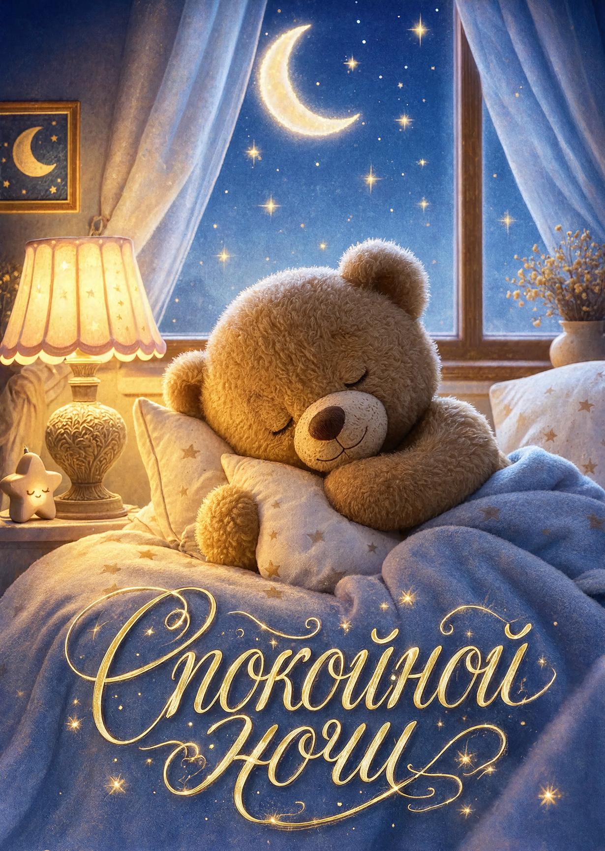 Открытка спокойной ночи #8