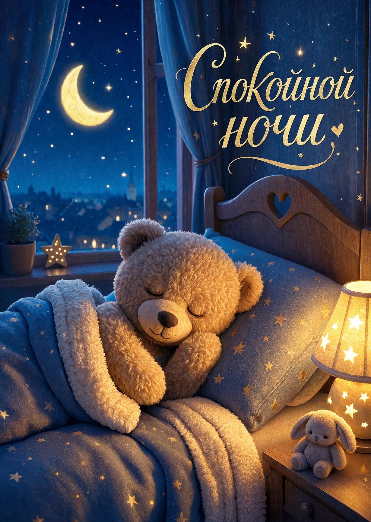 Открытка спокойной ночи #9