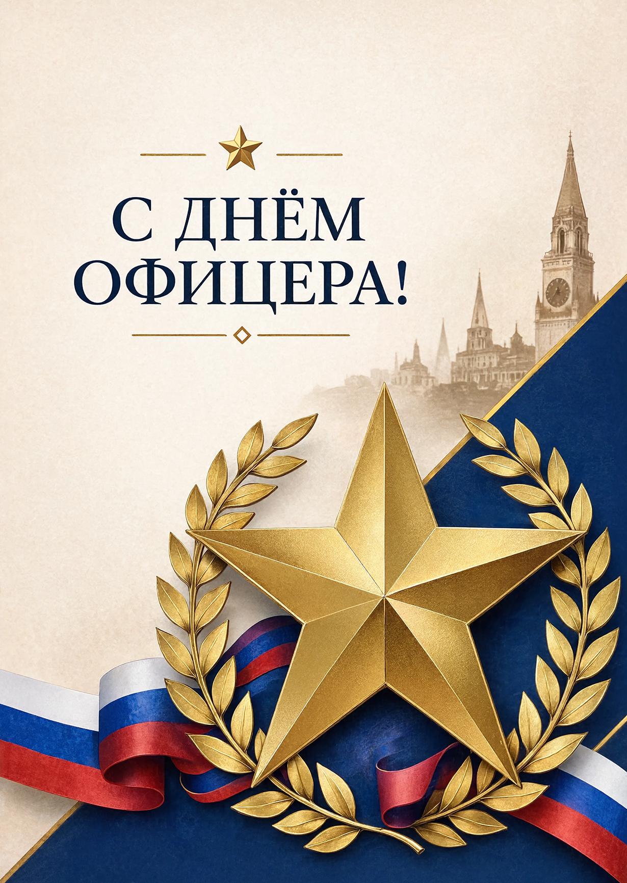 Открытка с Днем Офицера #19