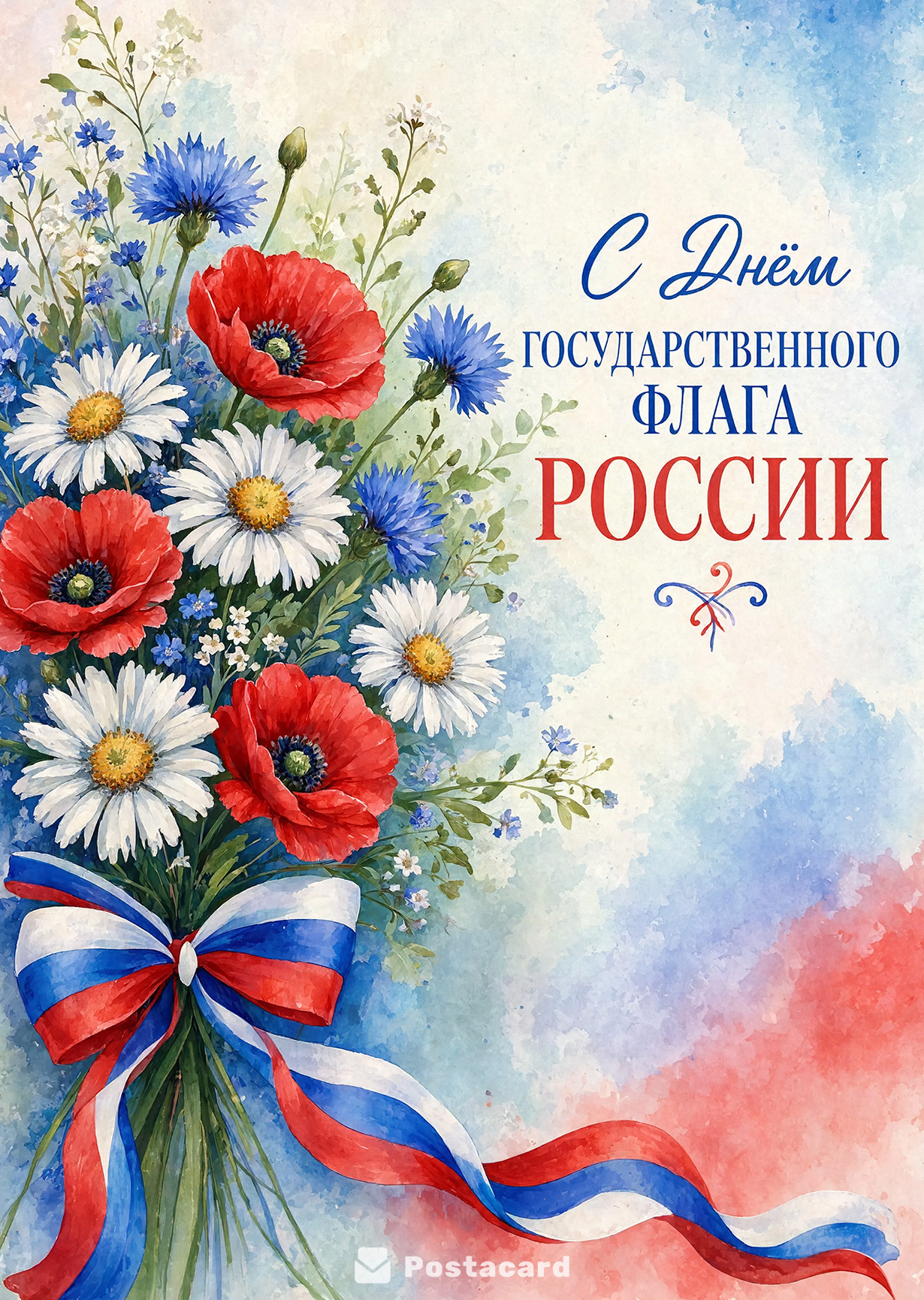 Открытка День Флага #18
