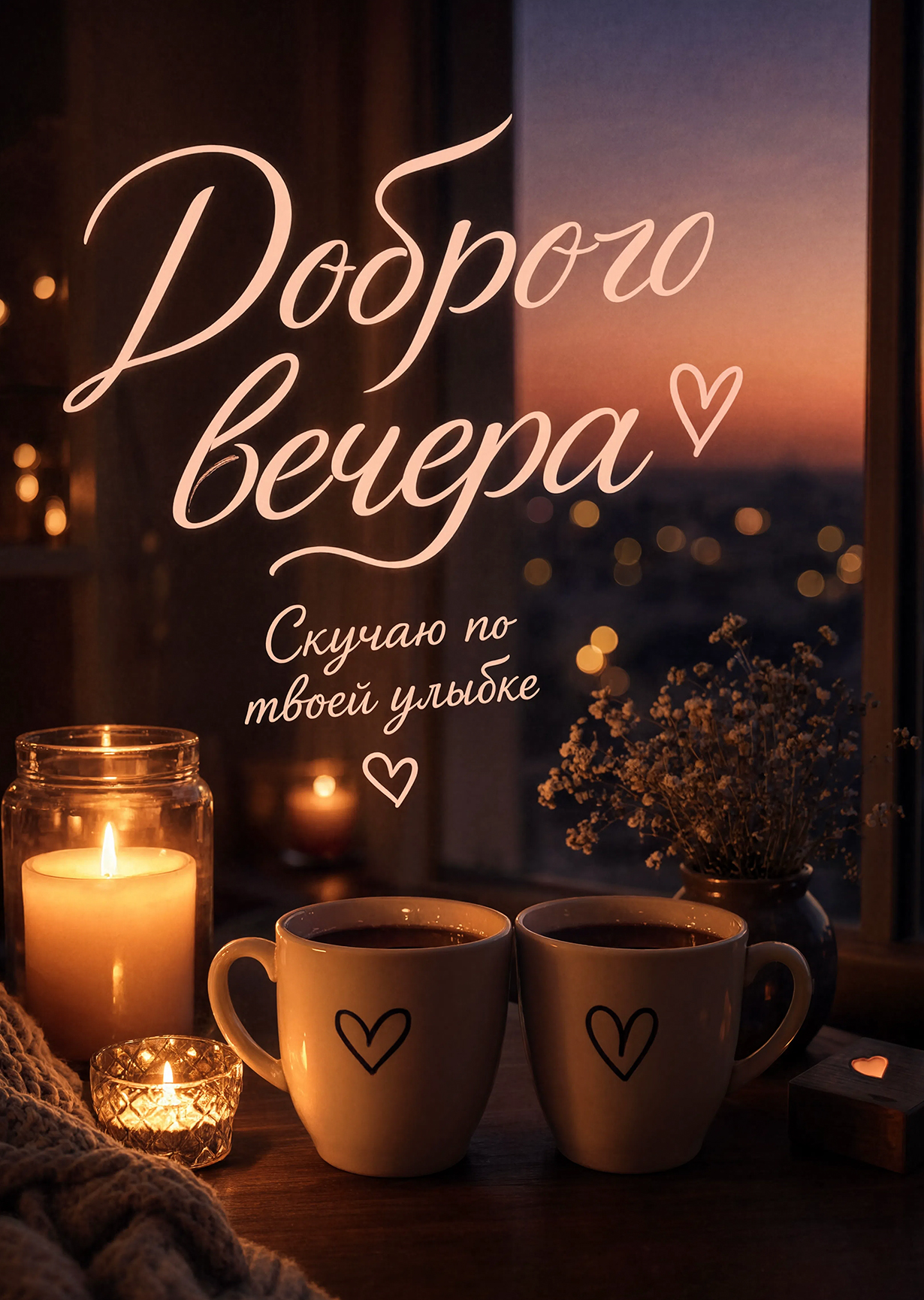 Открытка "Доброго вечера" #17