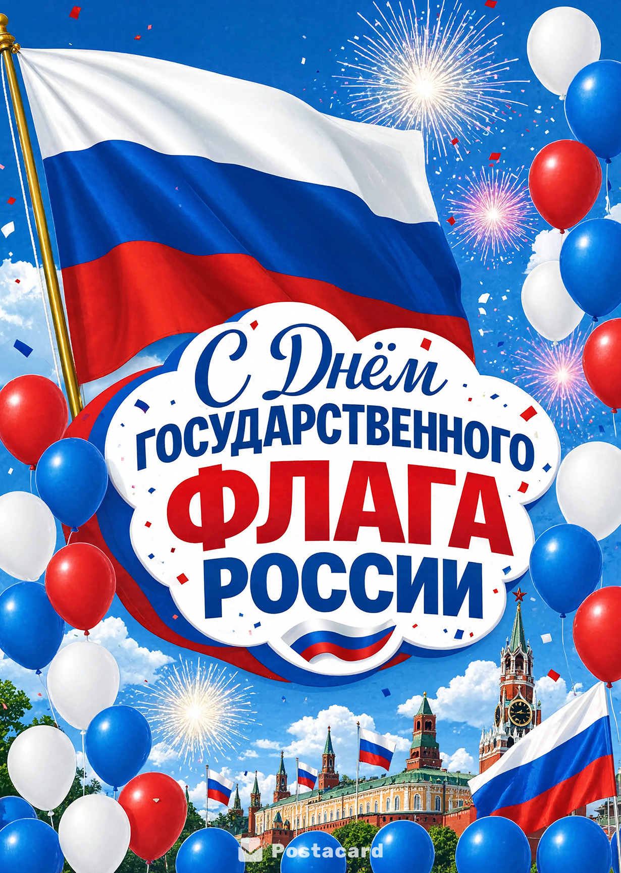 Открытка День Флага #15