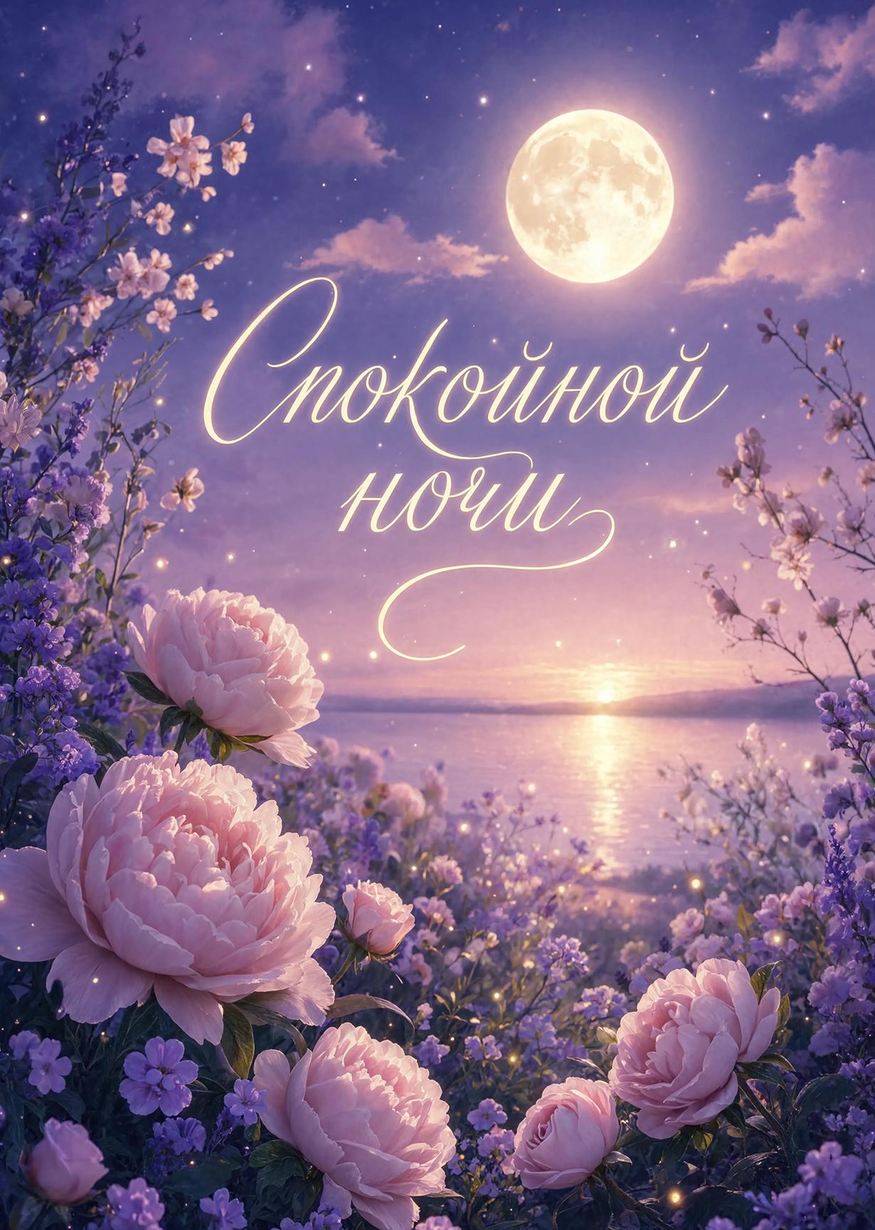 Открытка спокойной ночи #14