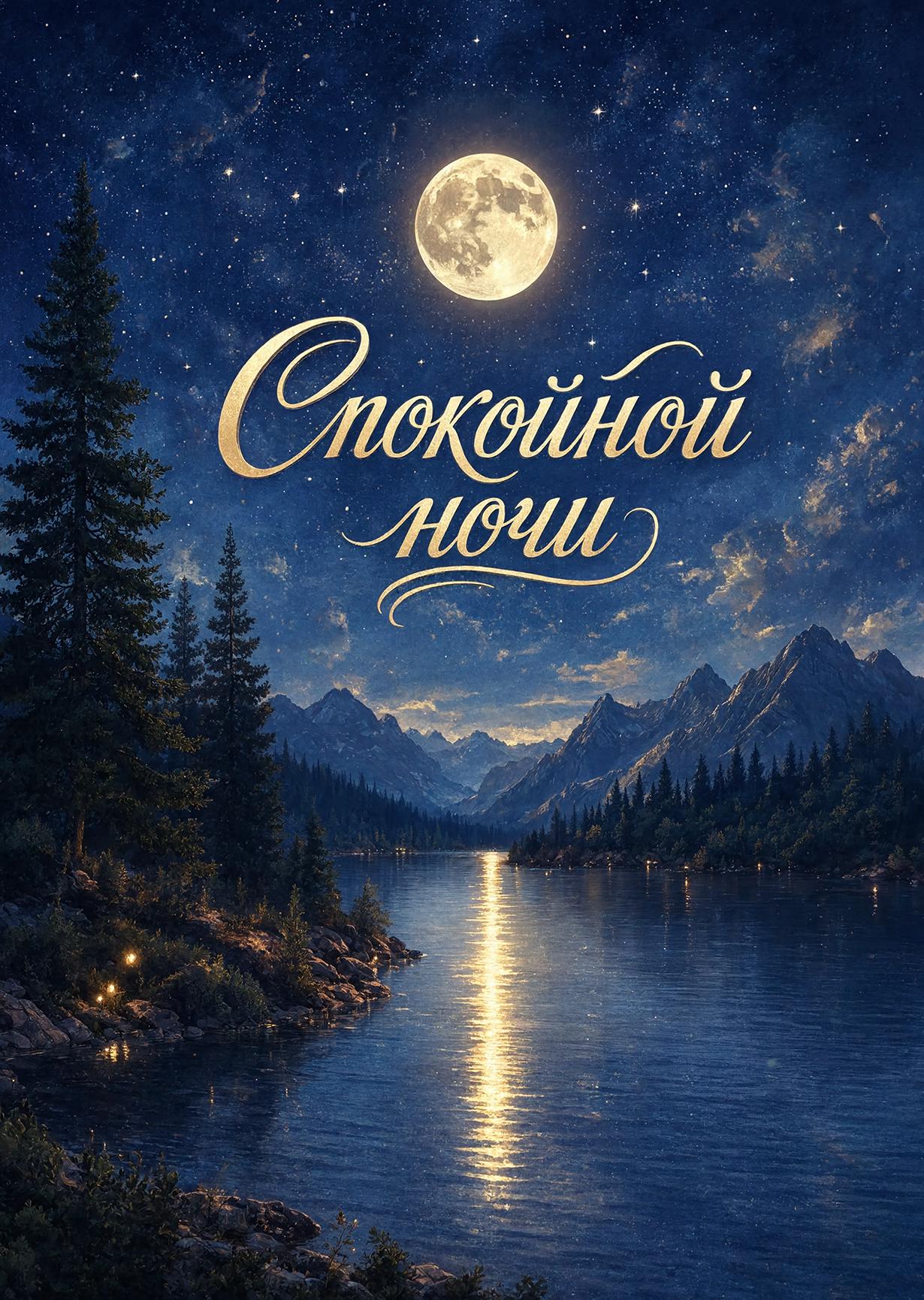 Открытка спокойной ночи #18