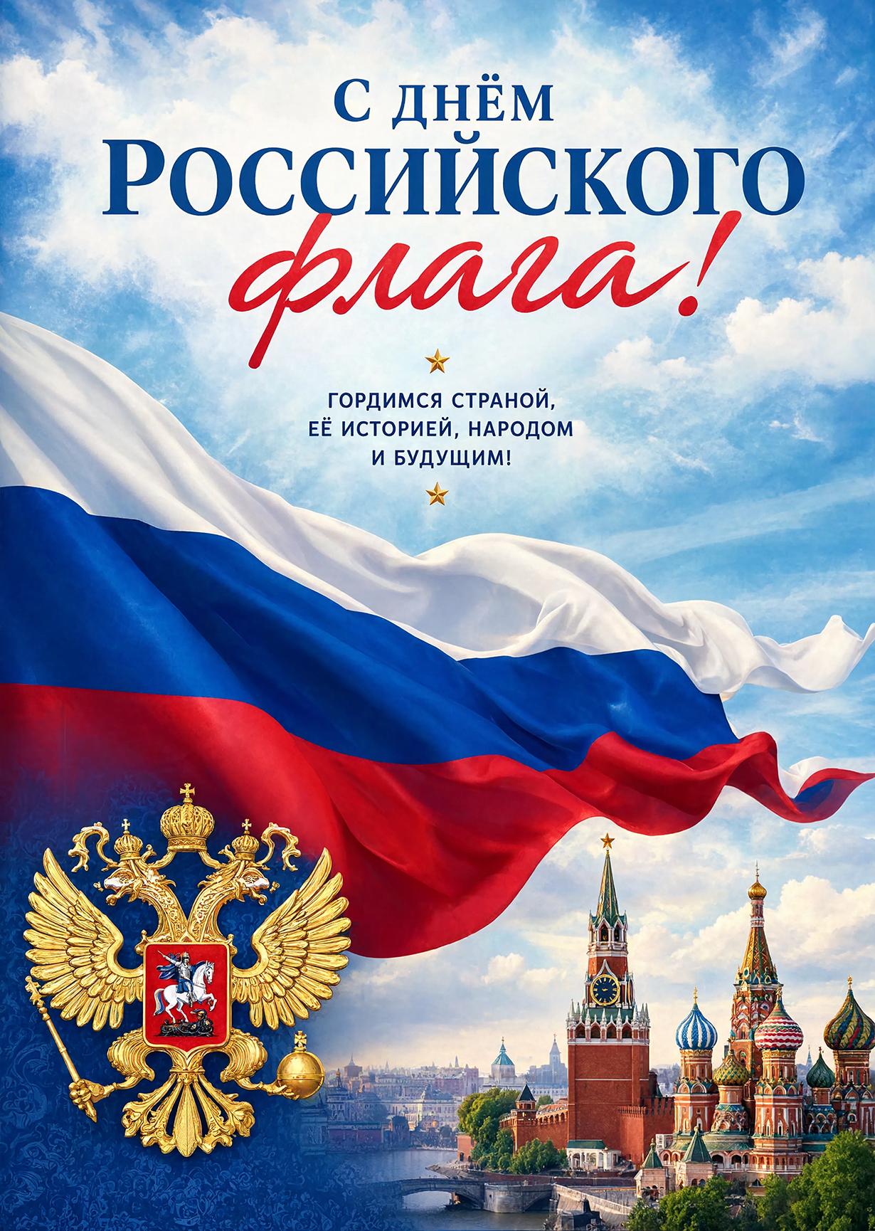 Открытка День Флага #1