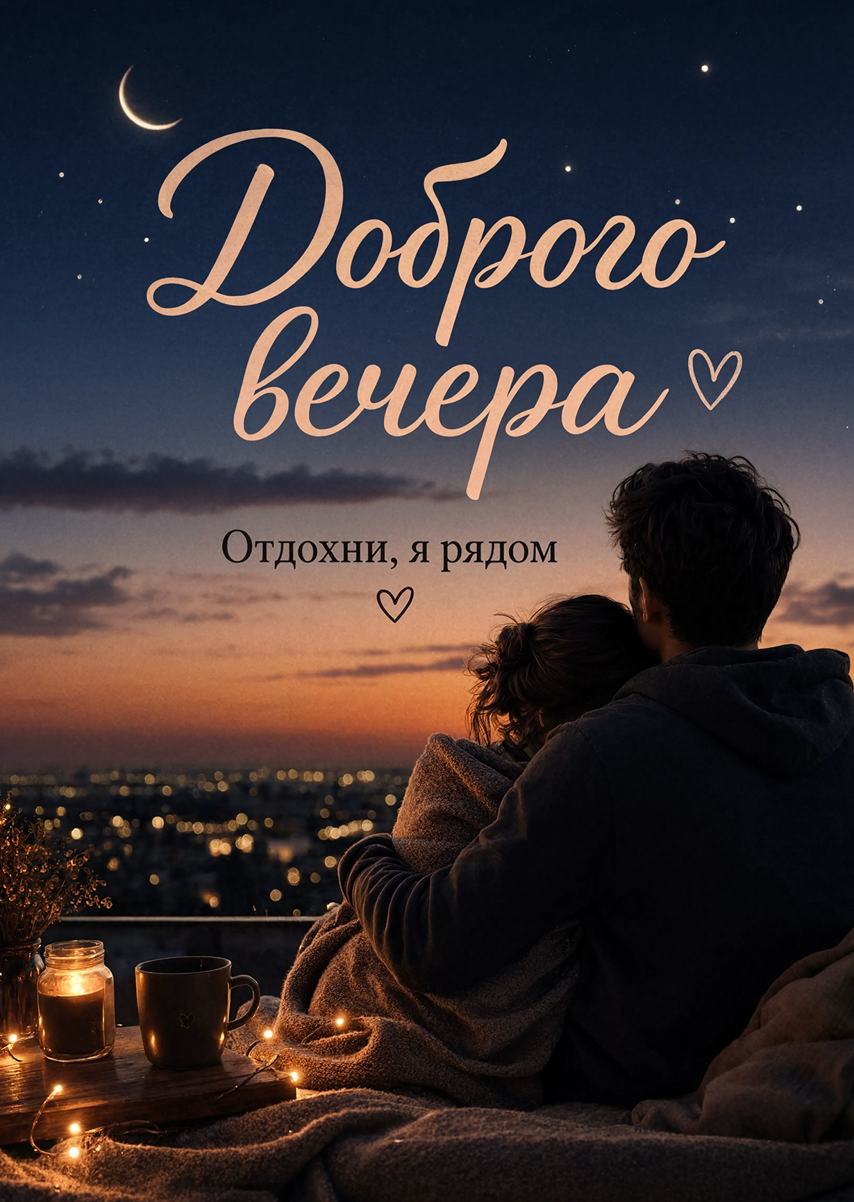Открытка "Доброго вечера" #18