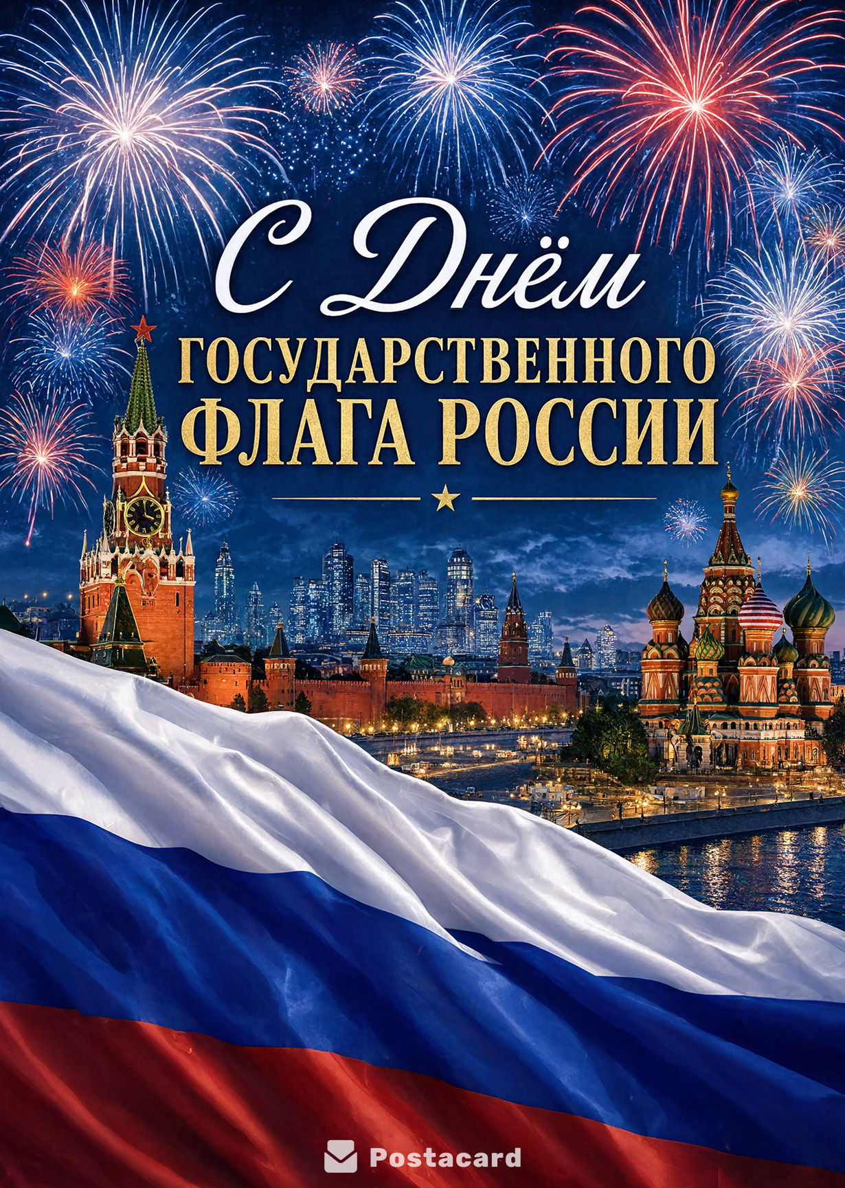 Открытка День Флага #20